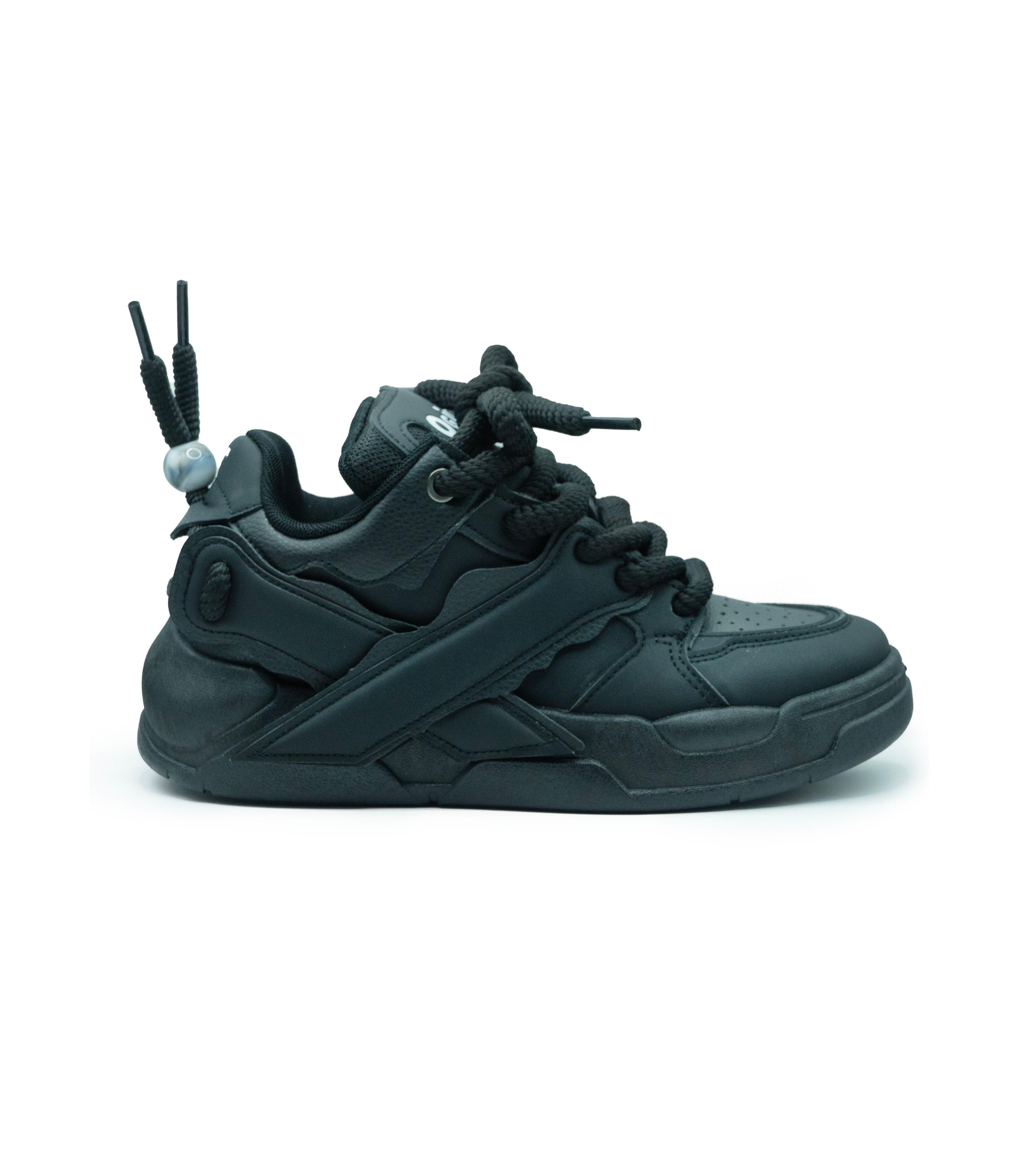 Zapatillas Urbanas Skater Black Cordones gruesos-0