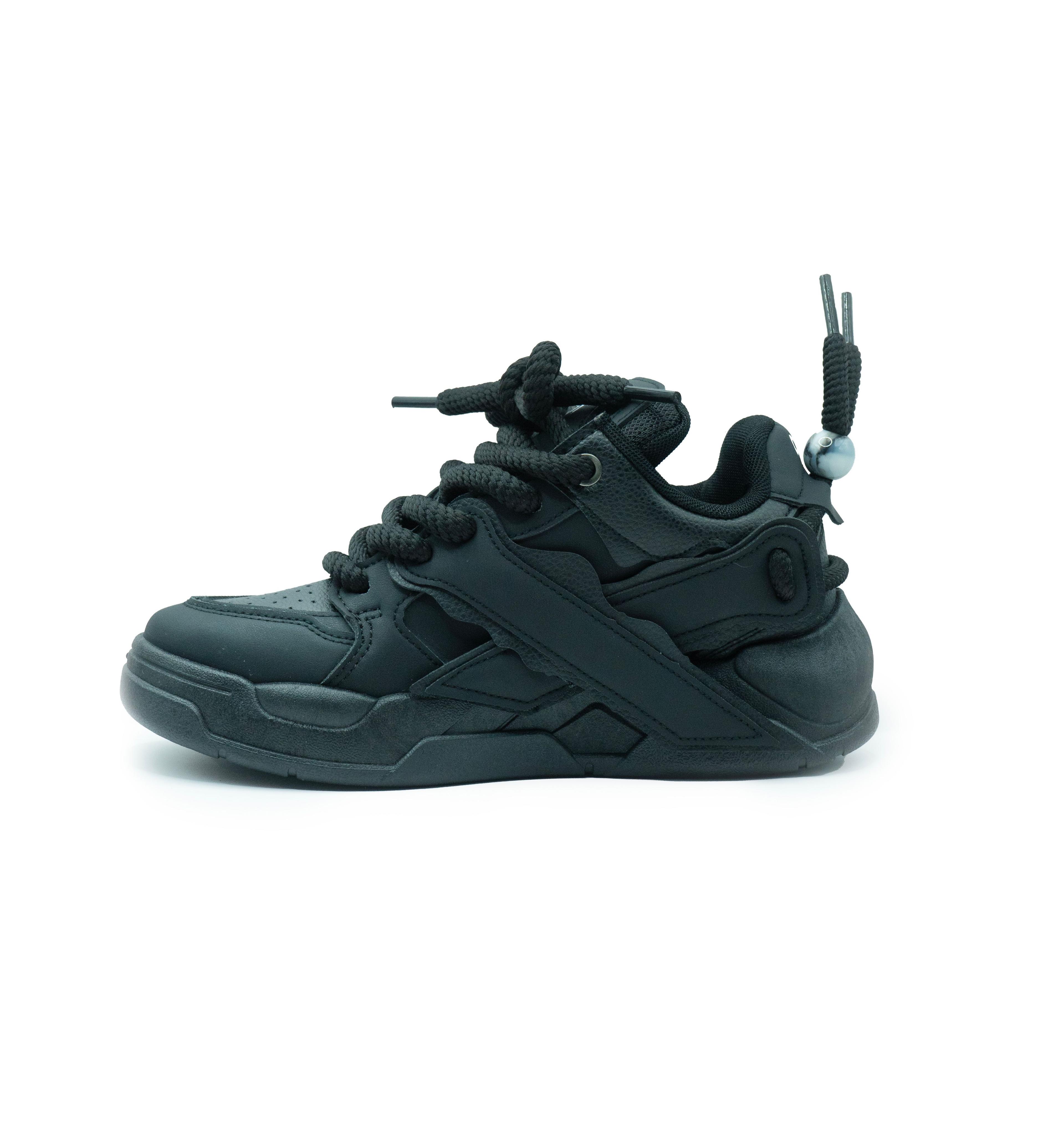 Zapatillas Urbanas Skater Black Cordones gruesos-2
