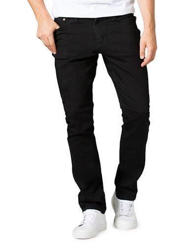 Jeans Negro Hombre Semipitillo elasticado-0