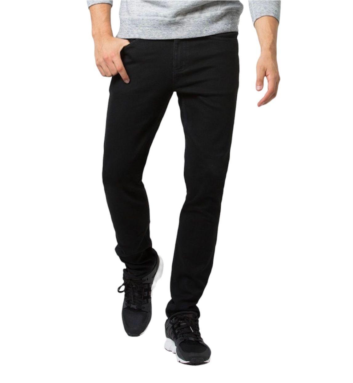 Jeans Negro Hombre Semipitillo elasticado-1