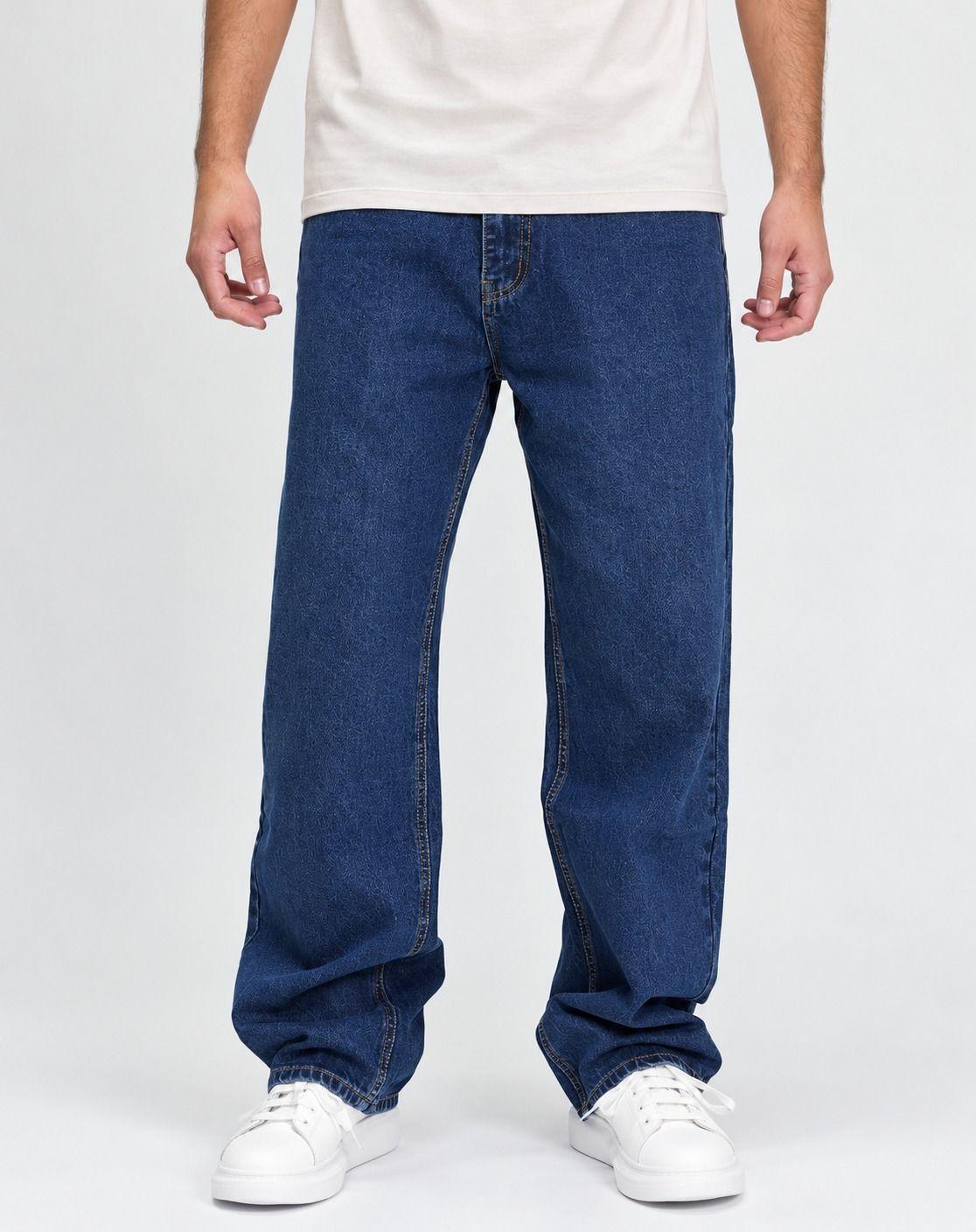 Jeans Hombre Baggy Tela R gida-4