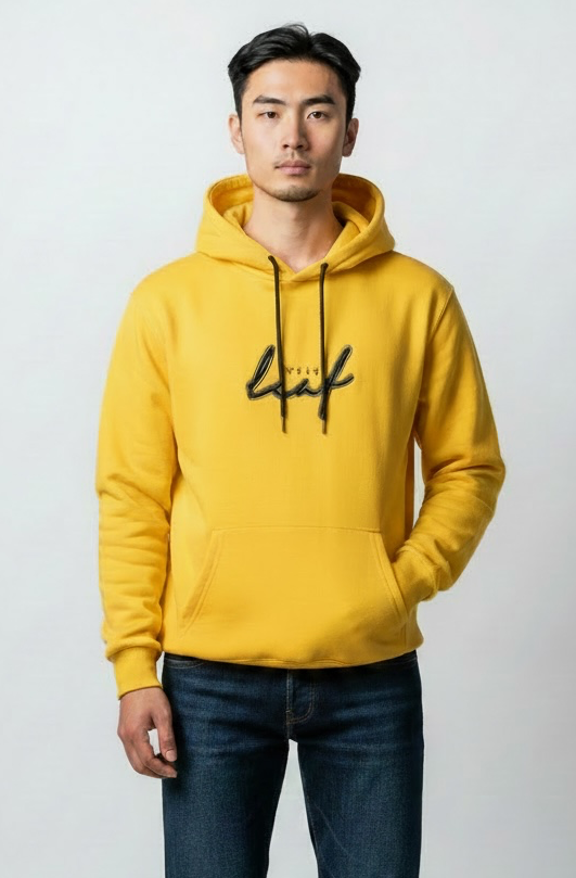 Poleron Hombre Amarillo Leaf-0