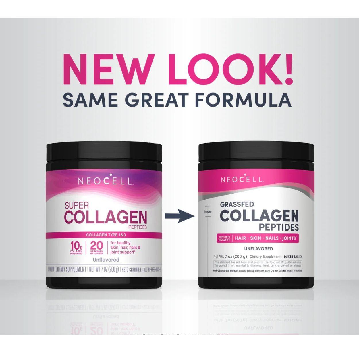 Neocell - Super Péptidos De Colágeno 200g Sabor Sin Sabor-2