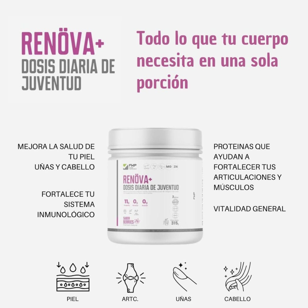 Pack Fwp 24burn Reduce Y Renova+ Dosis De Juventud Diaria-2