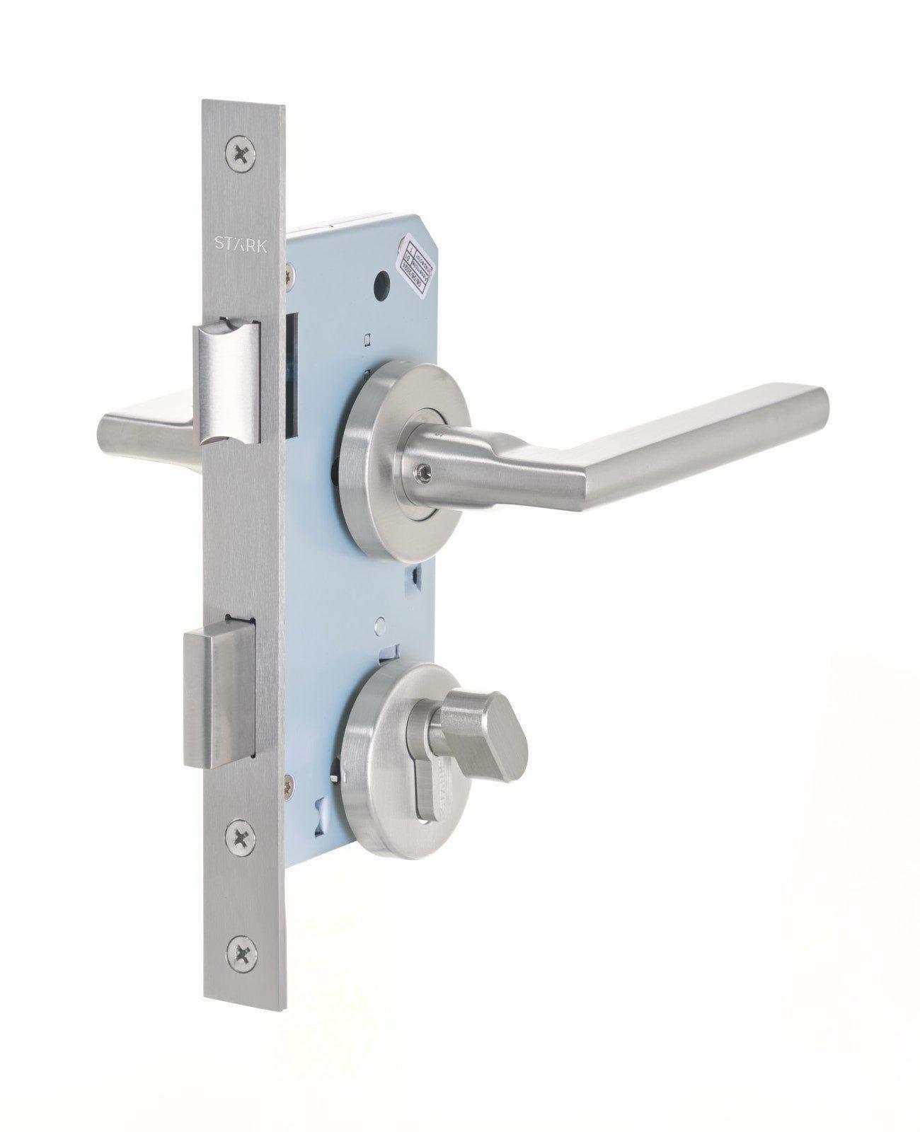 Cerradura dormitorio con manilla MAITE inox 304-0