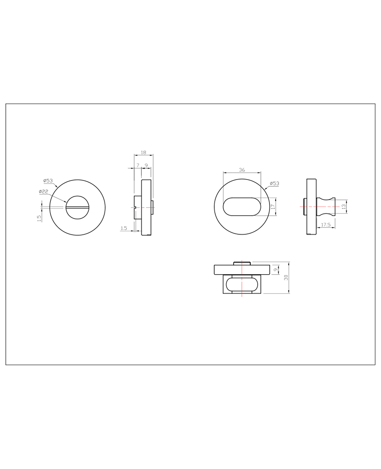 Seguro interior / ranura emergencia exterior. Acero inox-1