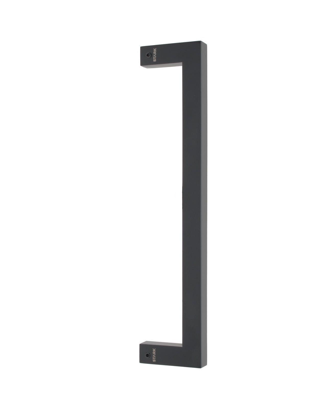 Tirador simple fijación invisible 30 cm negro mate-0