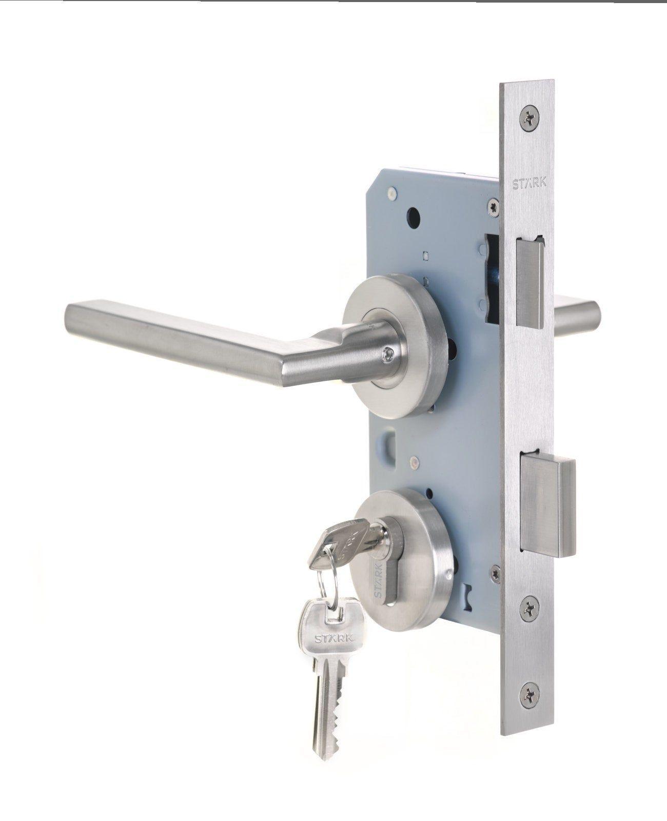 Cerradura acceso con manillas MAITE inox 304-1