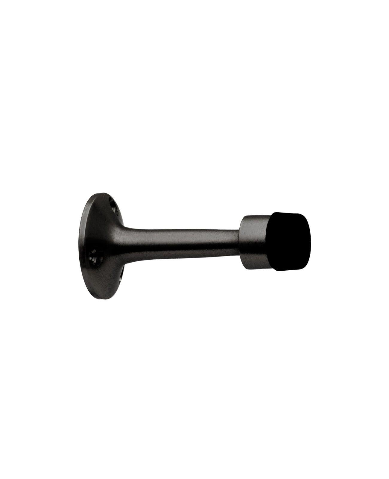 Tope de puerta recto (Negro mate)-0