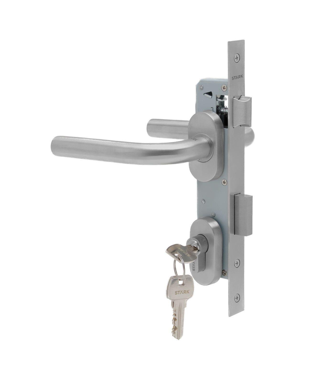 Cerradura de embutir puerta de alum, acc prin Llave amb lado-0
