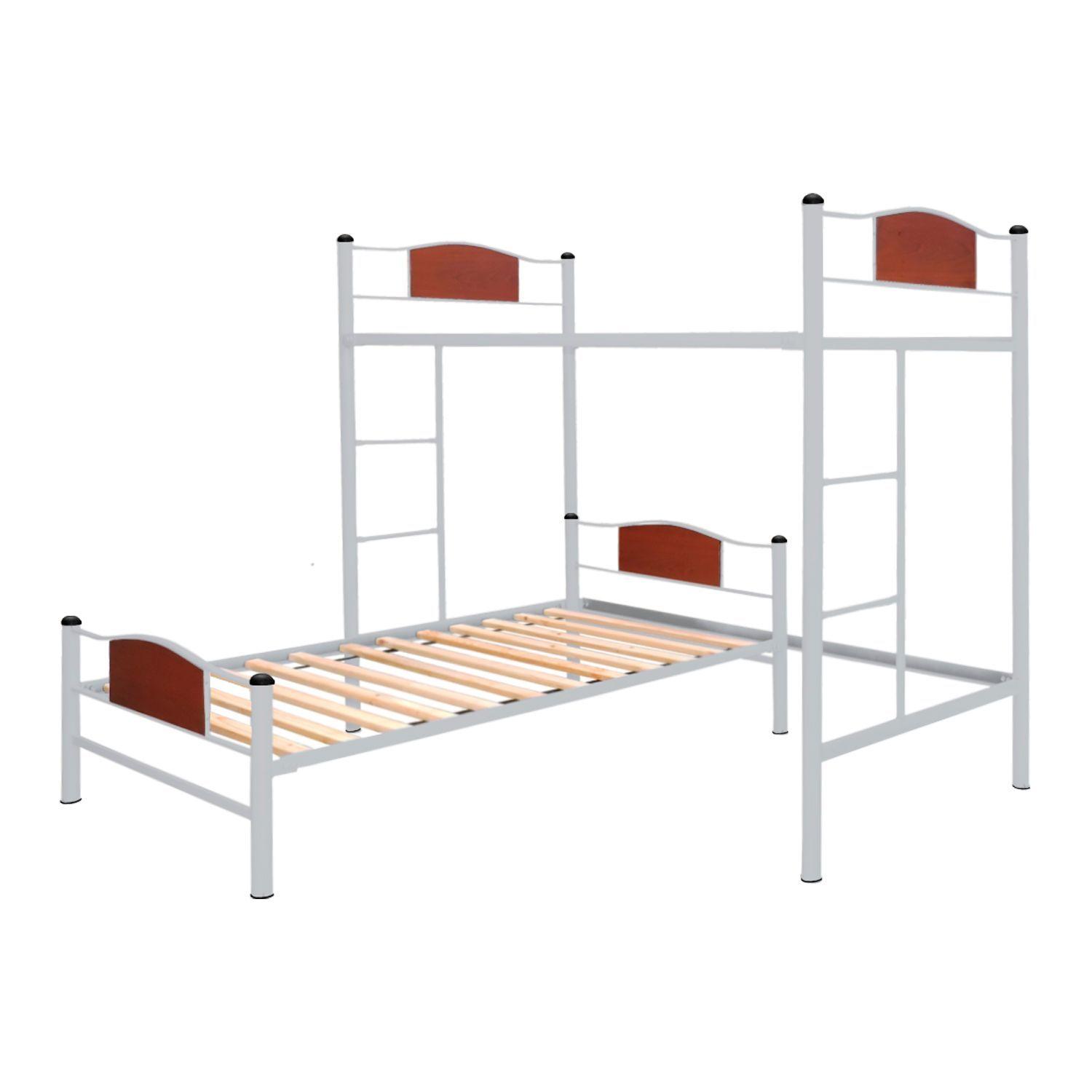 Cama alta + cama baja child 1 plaza plata-0