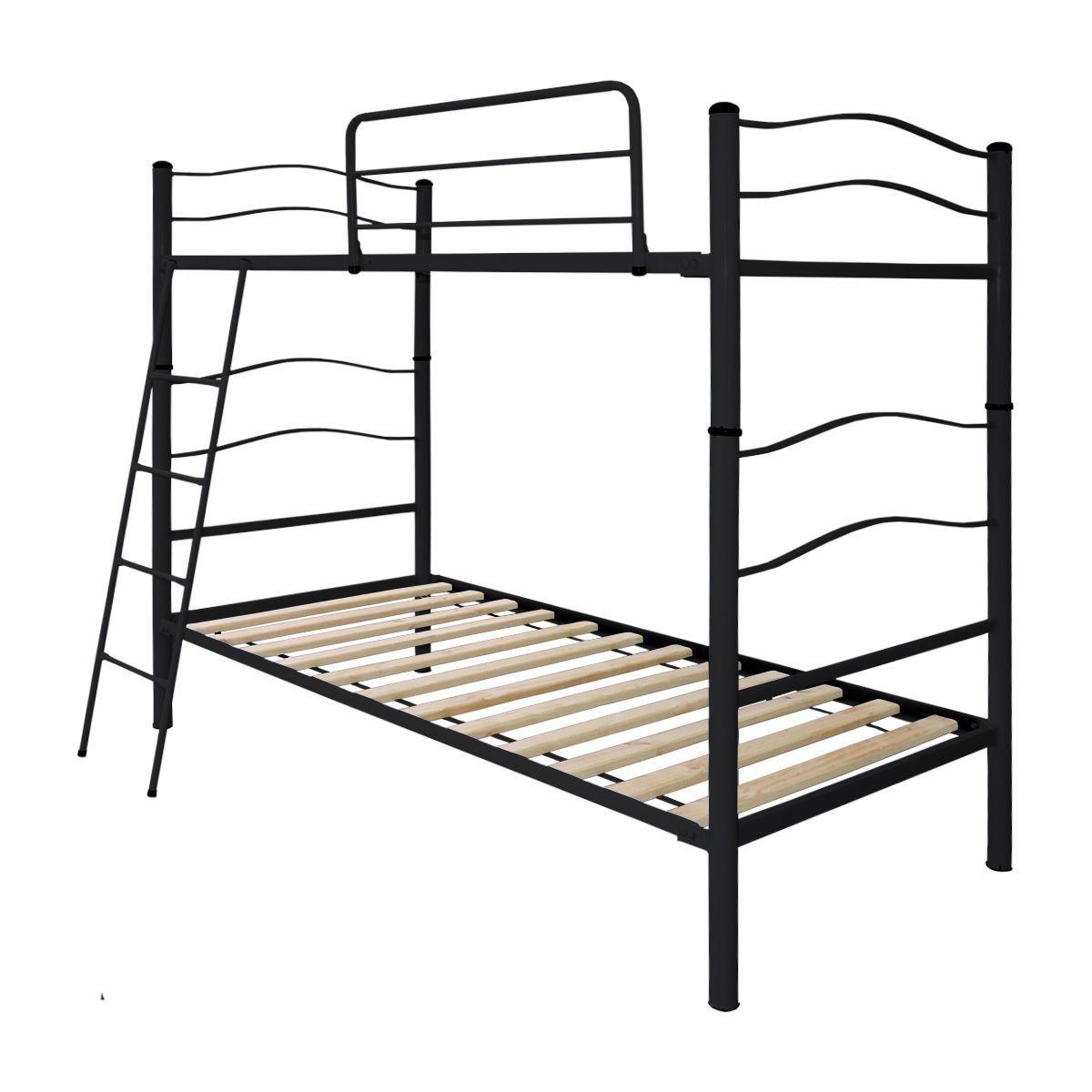 Camarote New desmontable 1,5 plaza negro-2