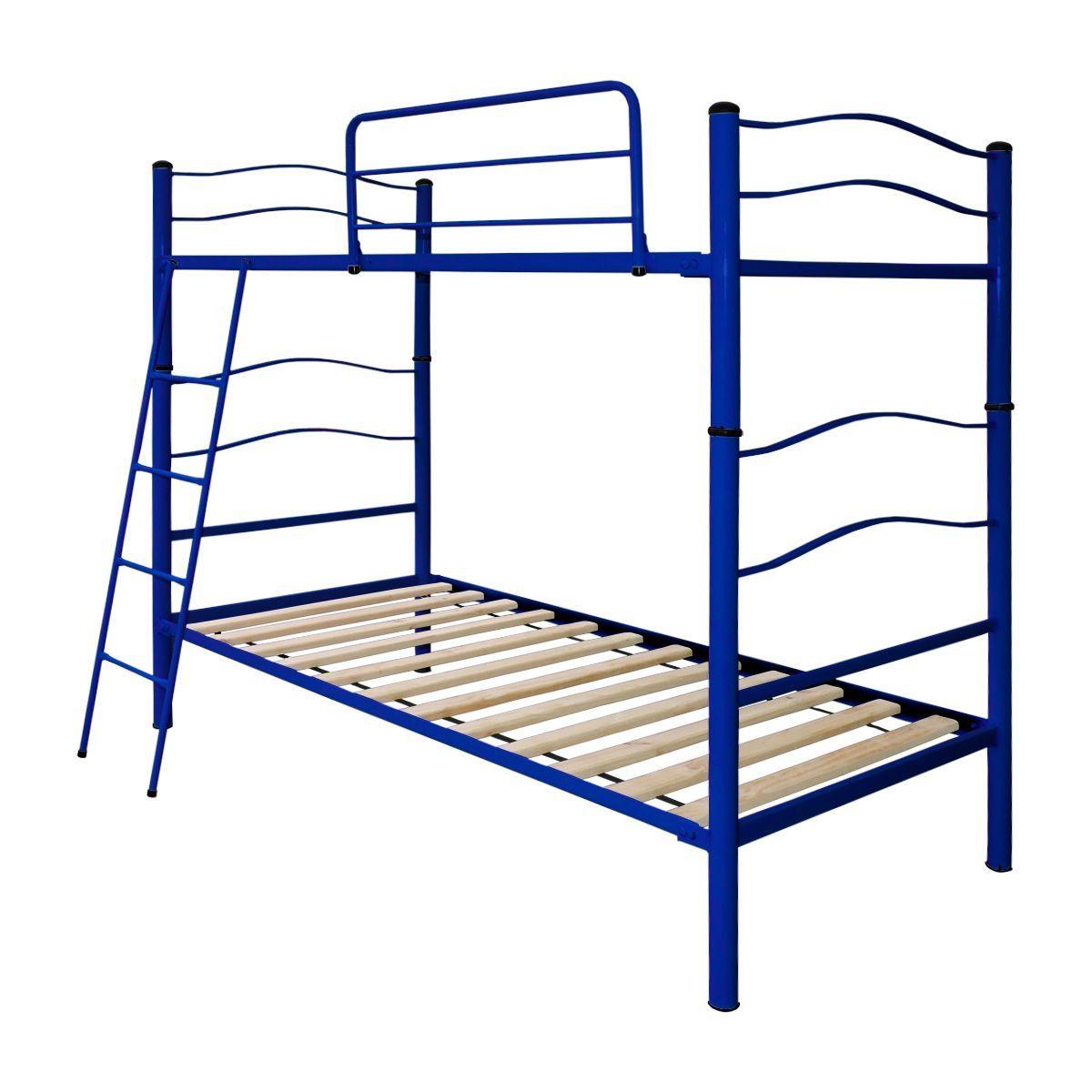 Camarote New desmontable 1,5 plaza azul-2