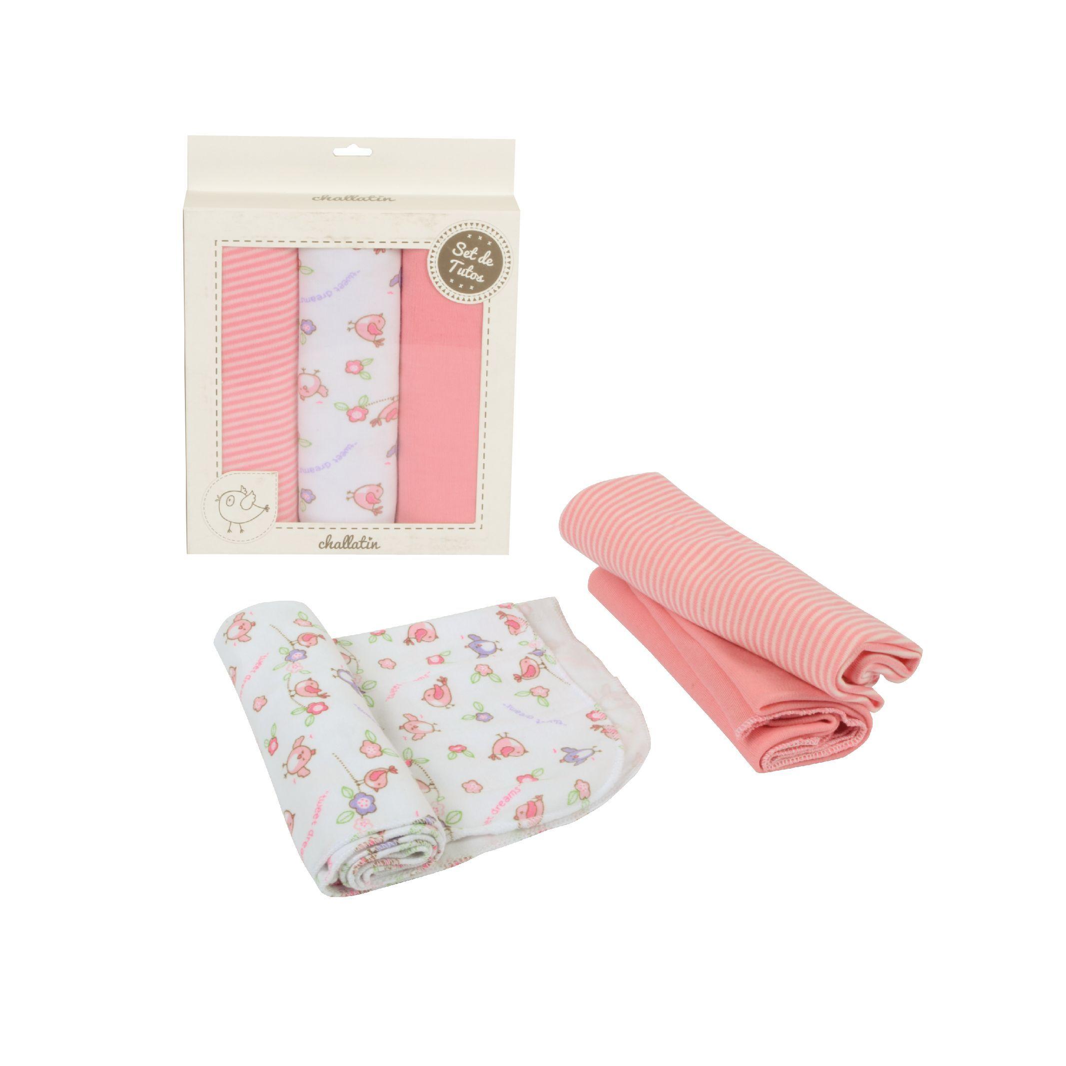 Pack Set De 3 Tutos En Caja Rosado-0