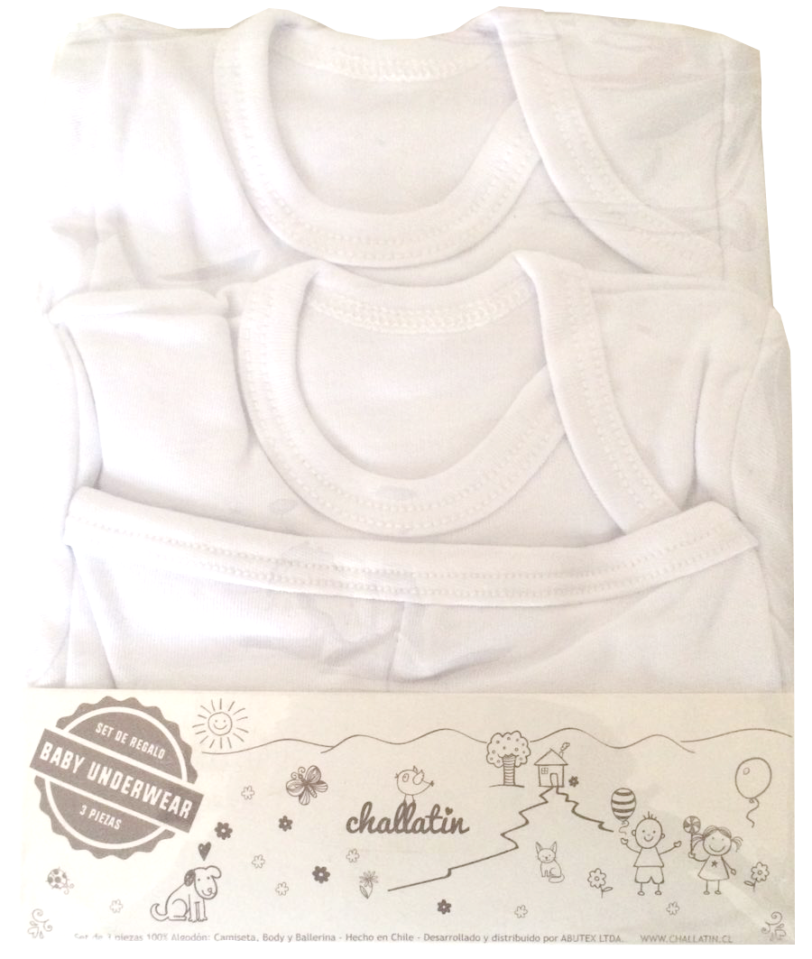 Set De Regalo 3 Piezas - Vestuario Bebé, Blanco-0
