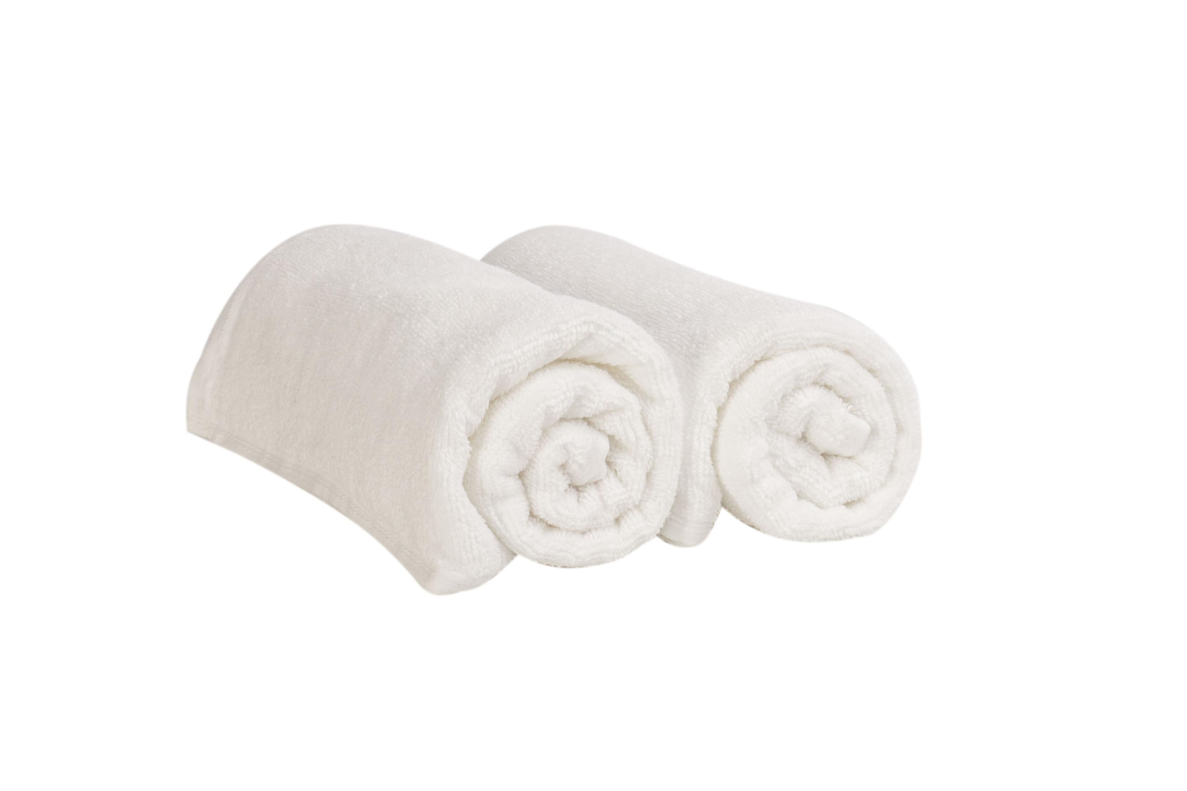 Set Toallas Blancas De Mano Y Cuerpo-0