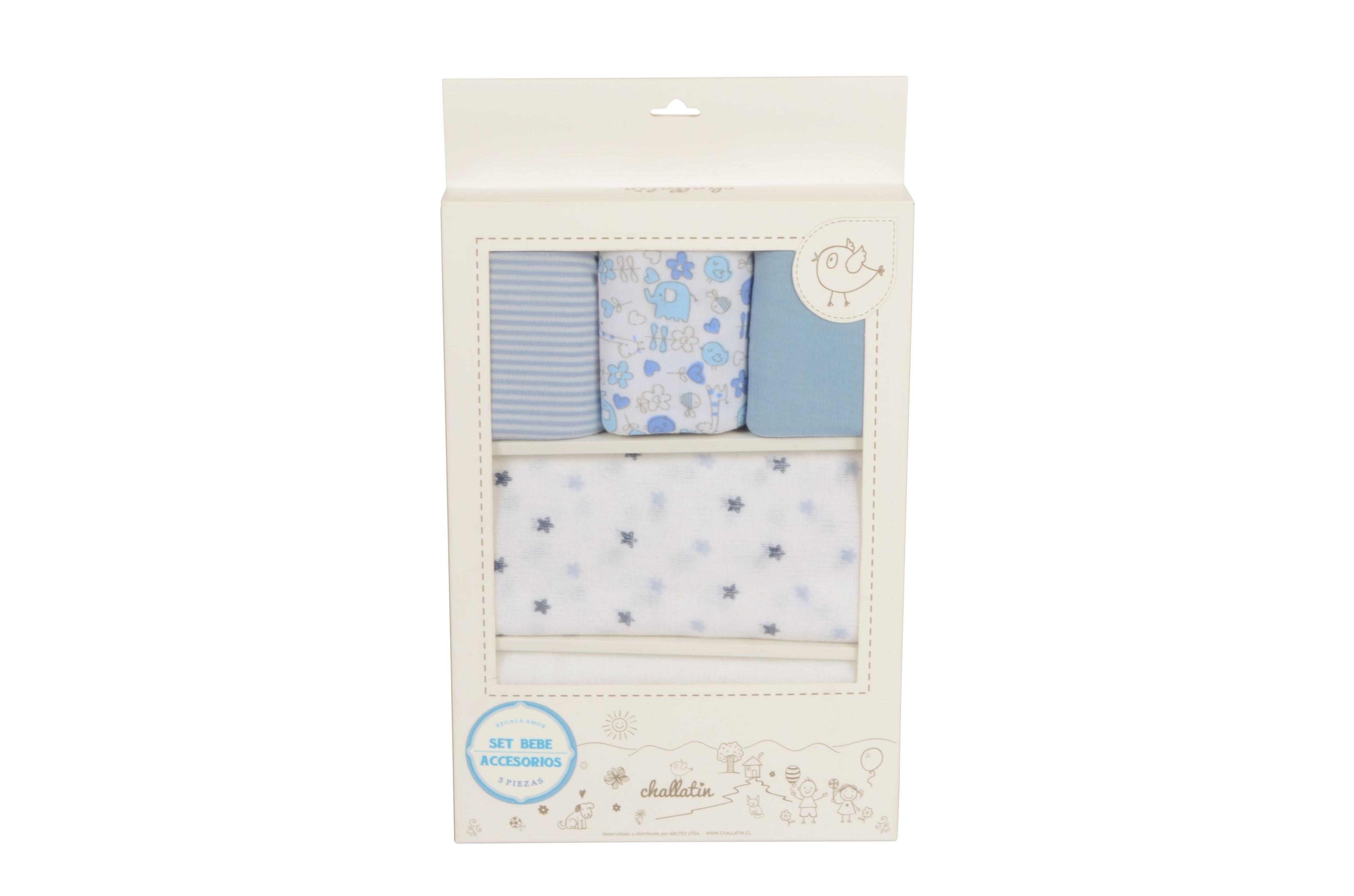 Set De Regalo 5 Piezas Accesorios Celeste-0