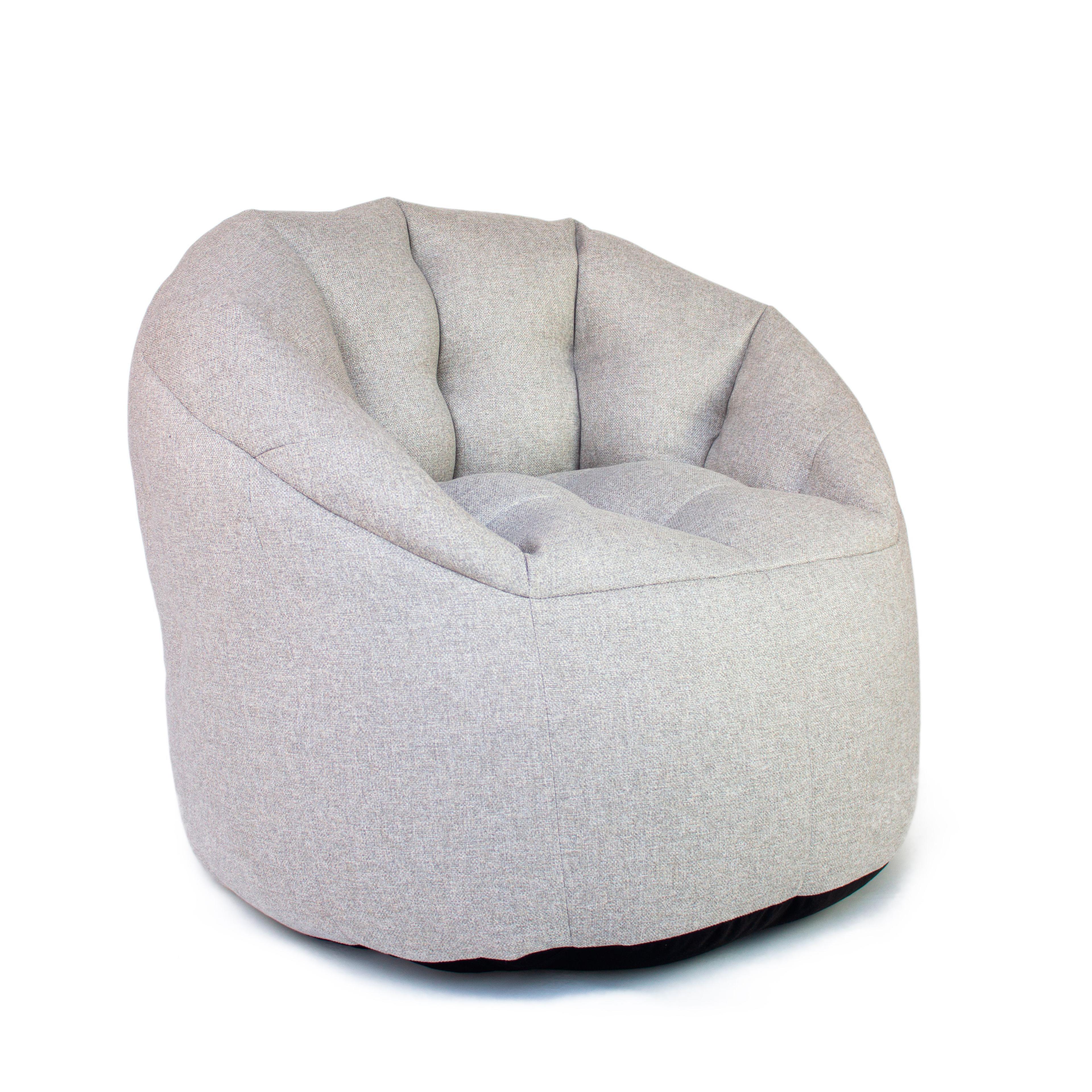 SILLON PUFF DECO PLATA-2