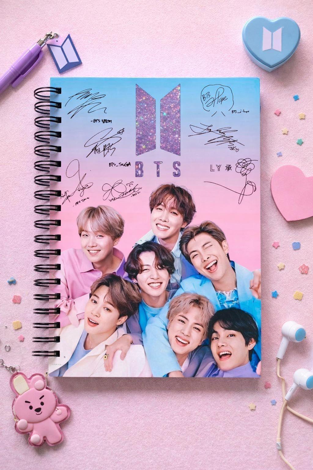 Agenda Planner BTS Signatures Pink Organización, Planificación y Estilo-0