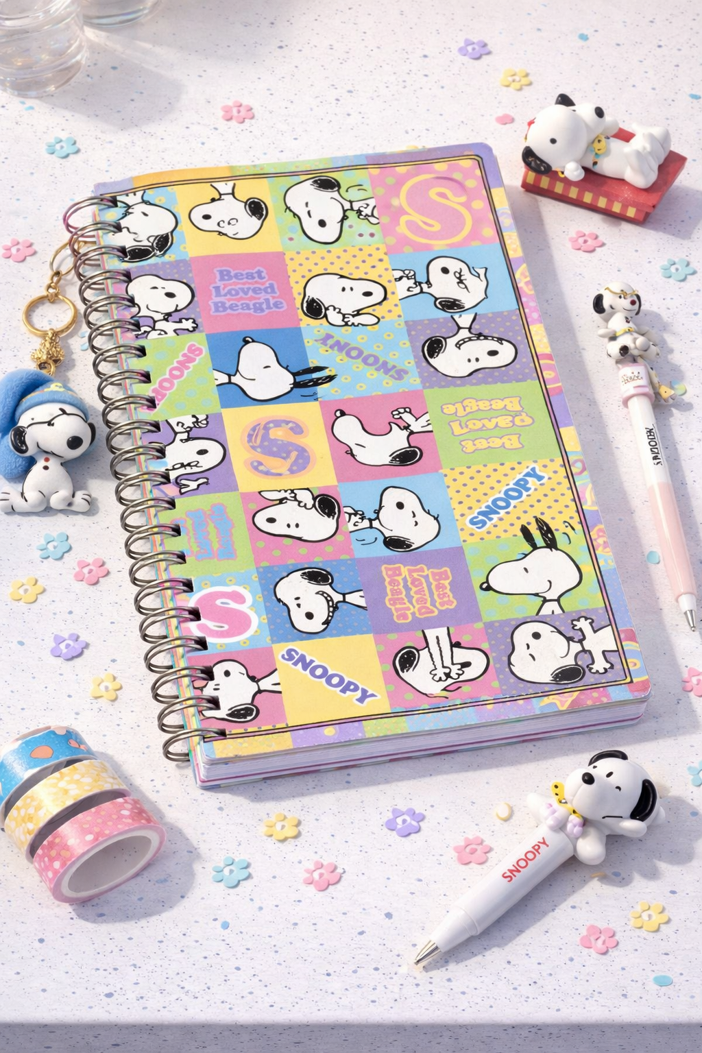 Cuaderno Agenda Snoopy Bes I Love-0