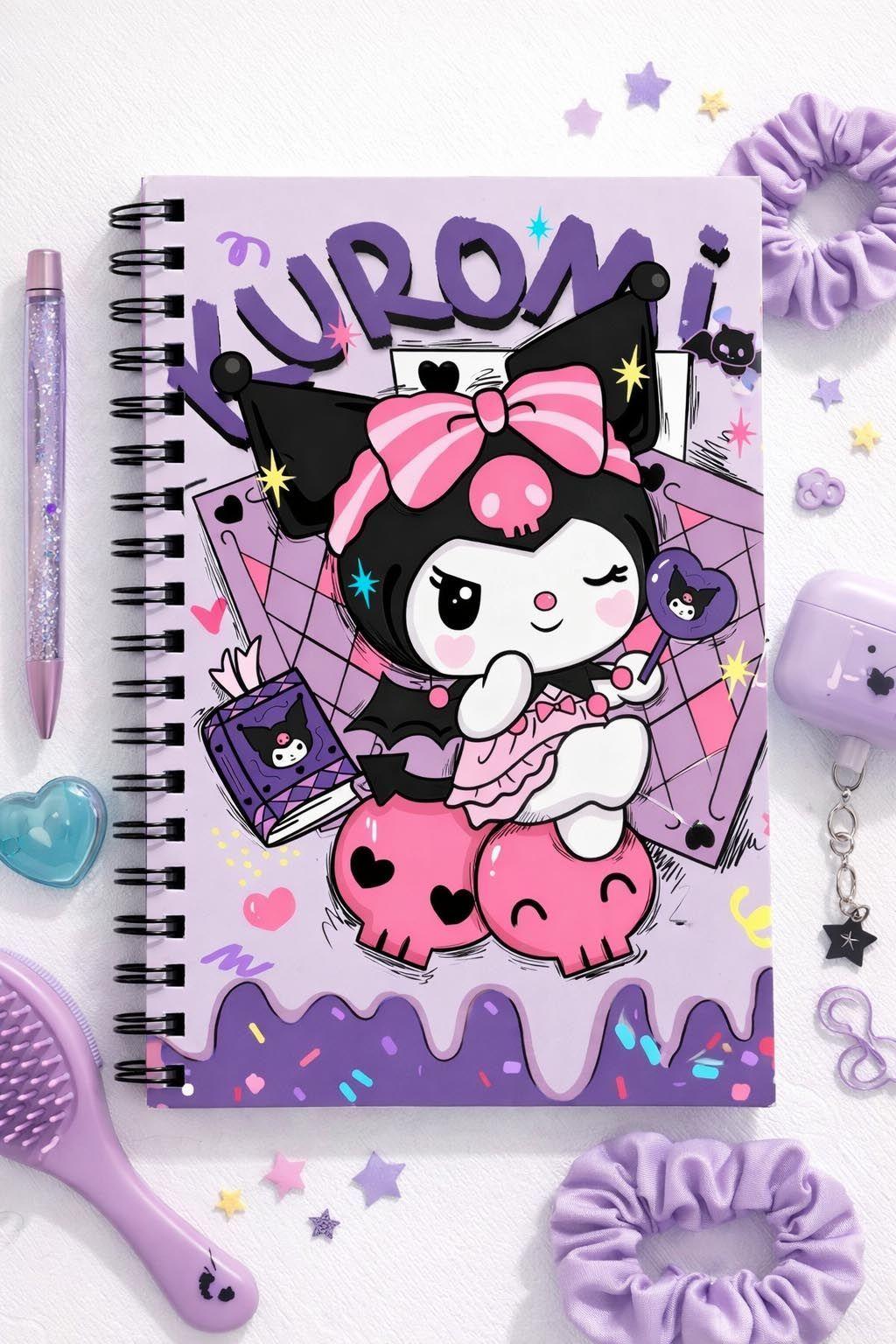 Agenda Kuromi Estudiante Planner Kawaii-0