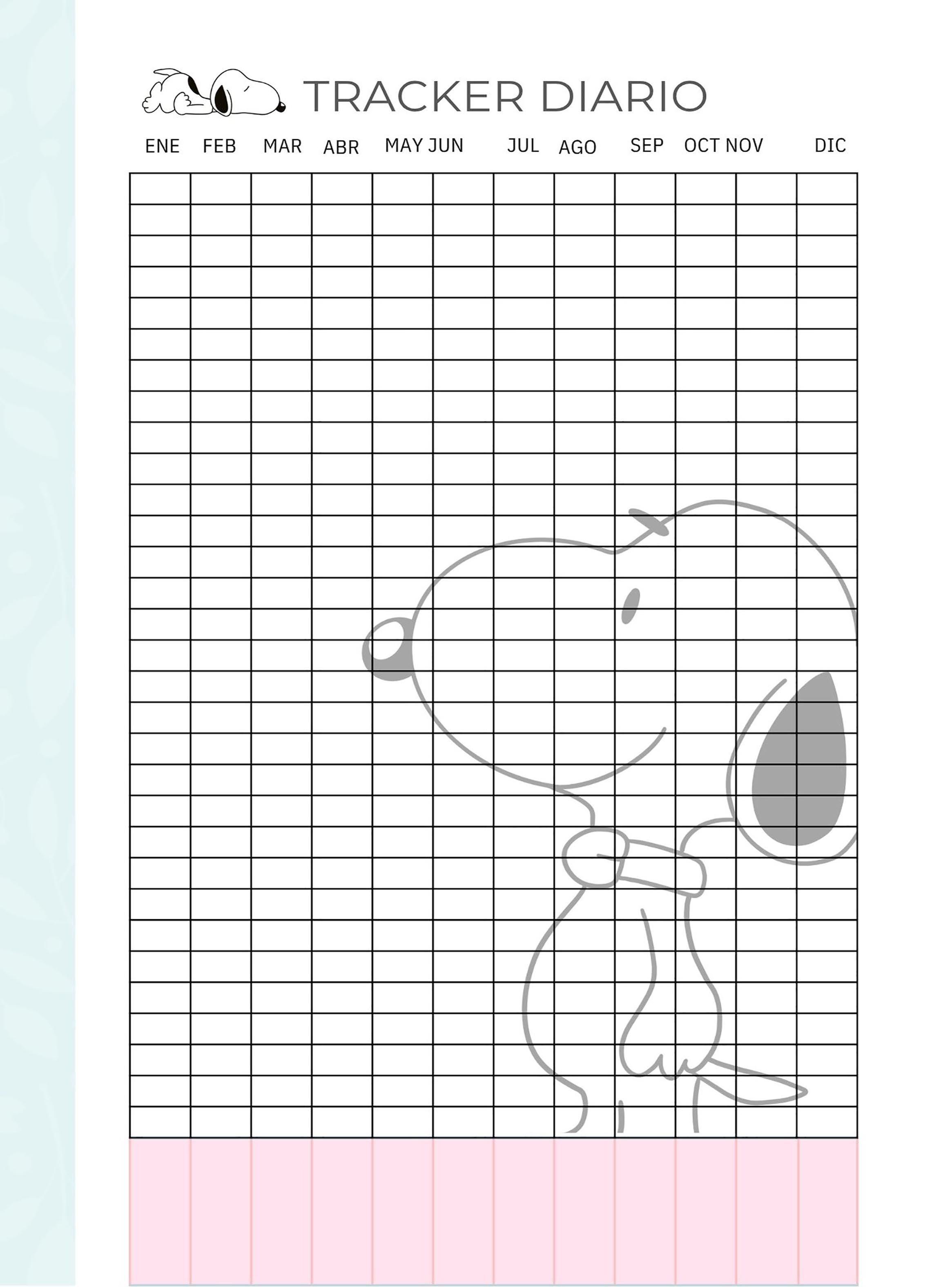 Agenda Snoppy Descansa A5 Planner-3