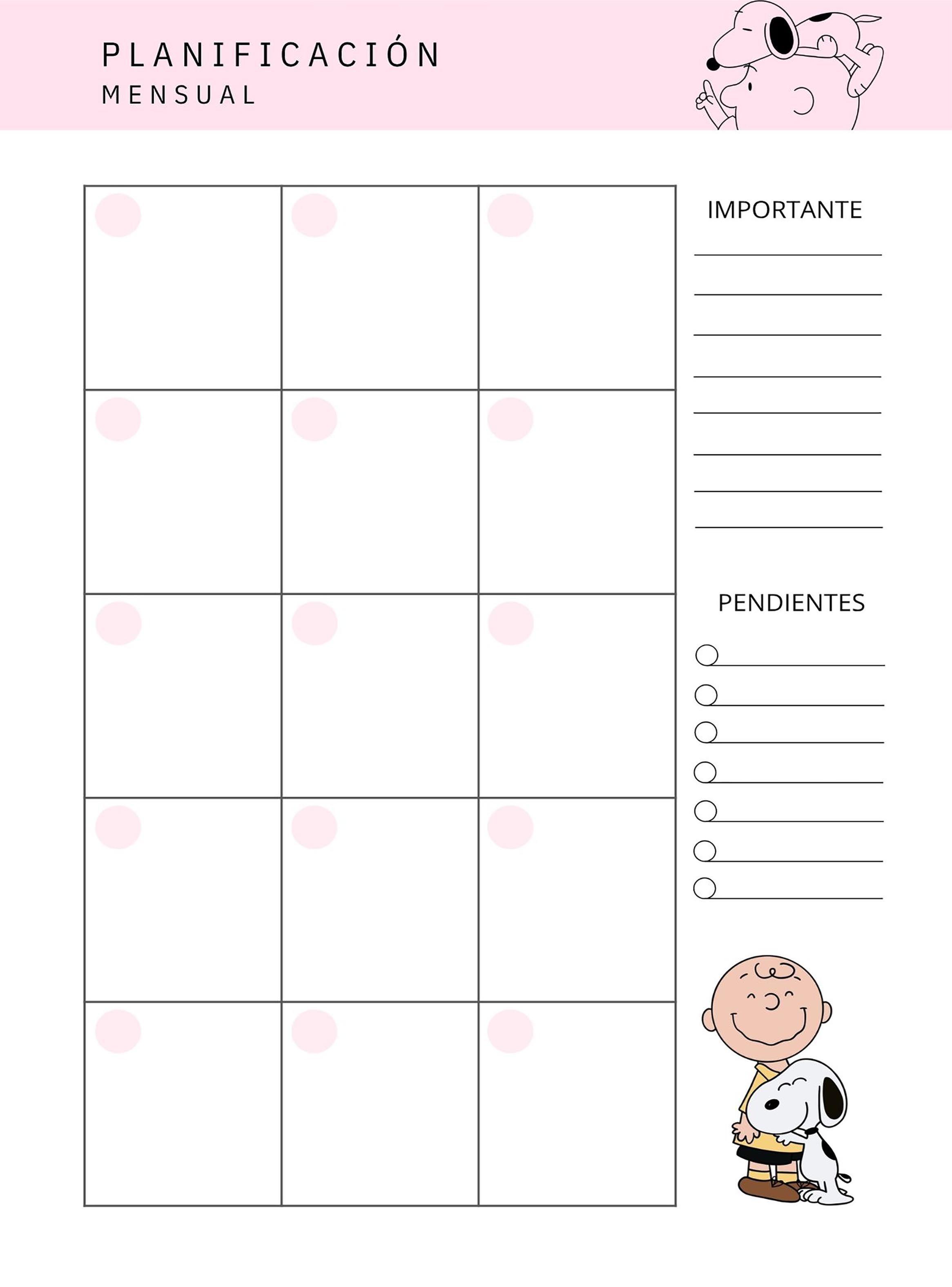 Agenda Snoppy Descansa A5 Planner-6