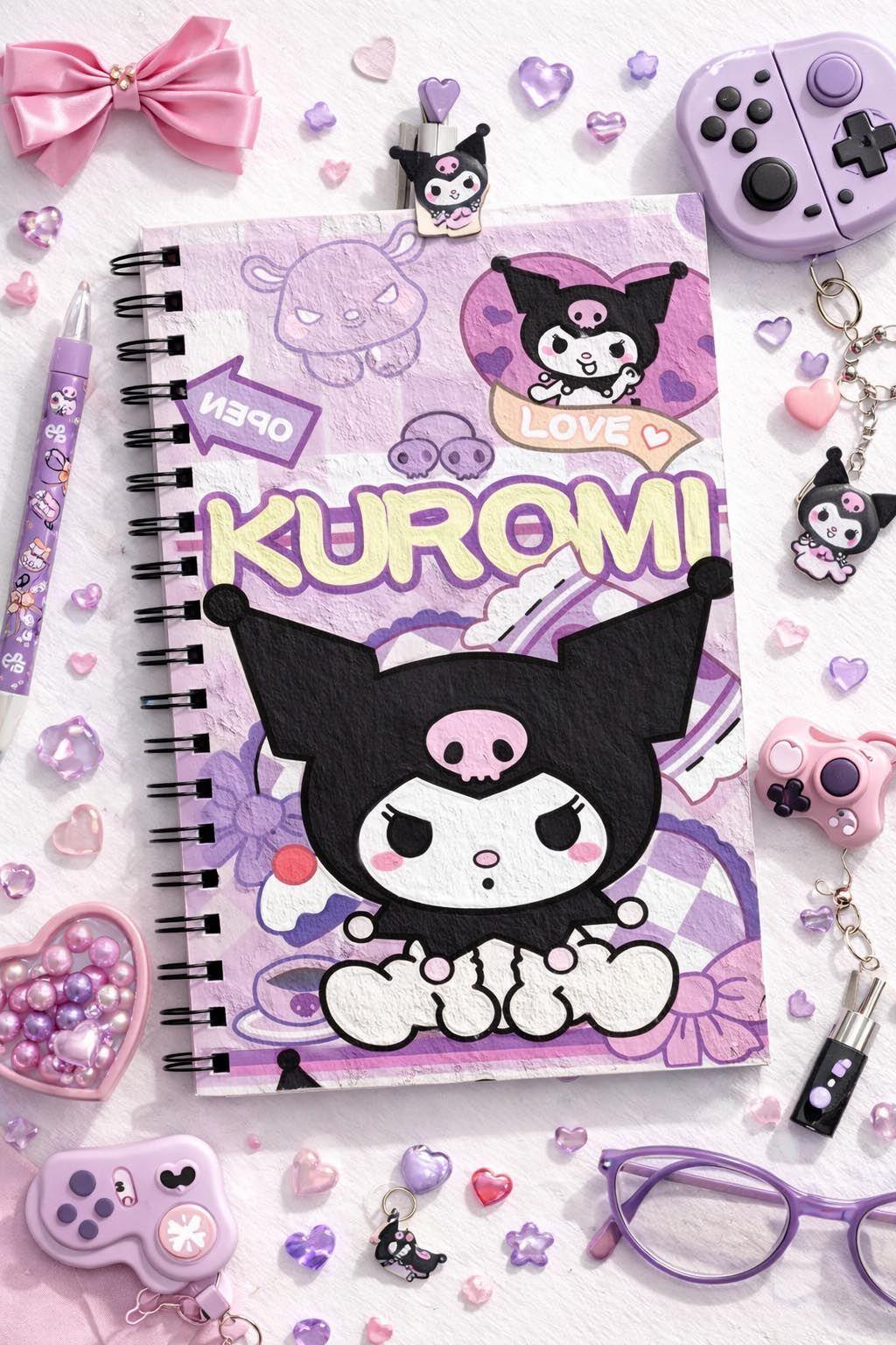 Planner Kuromi Love Agenda Kawai-0