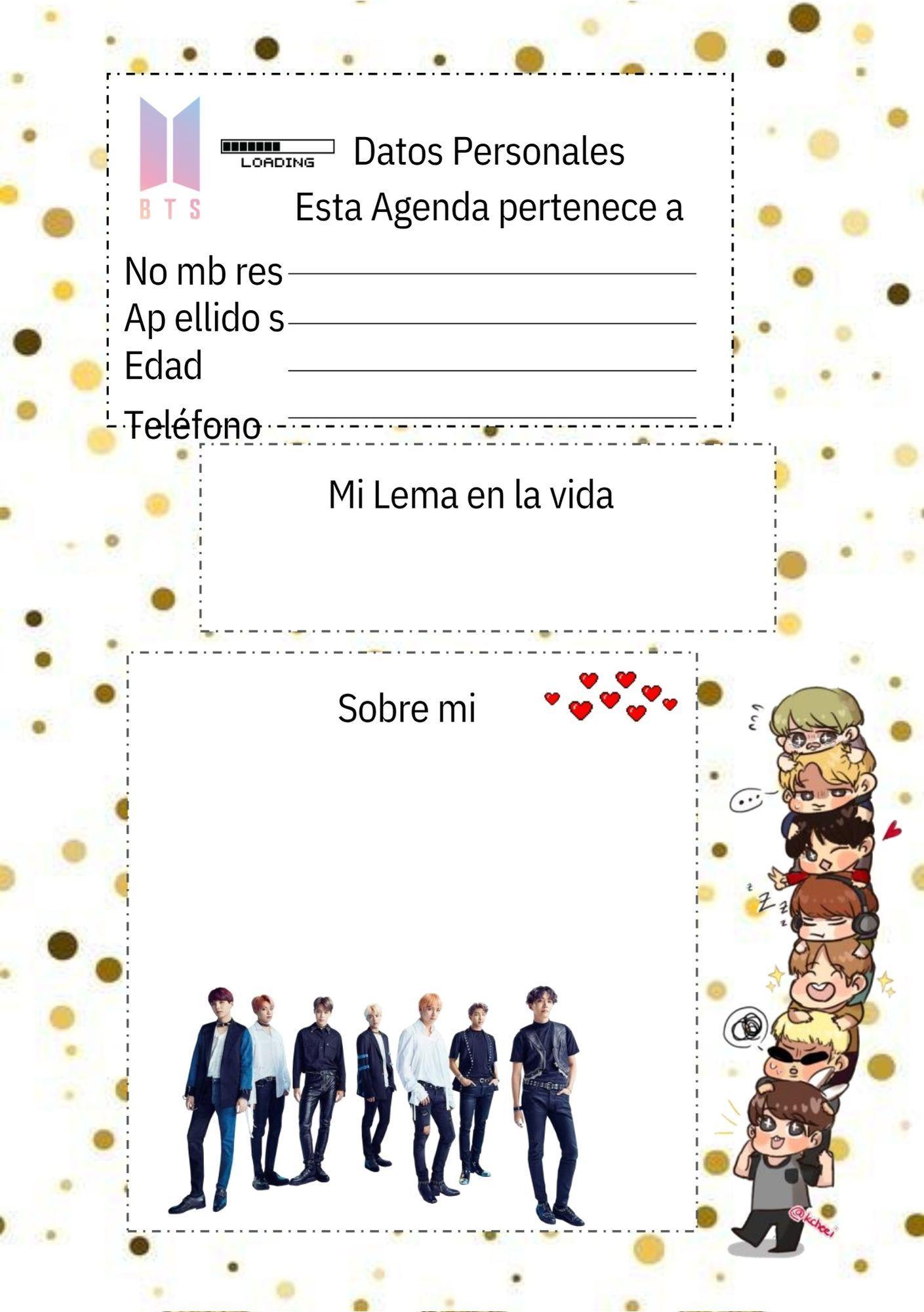 Agenda Planner BTS Joined Organización, | Planificación y Estilo-1