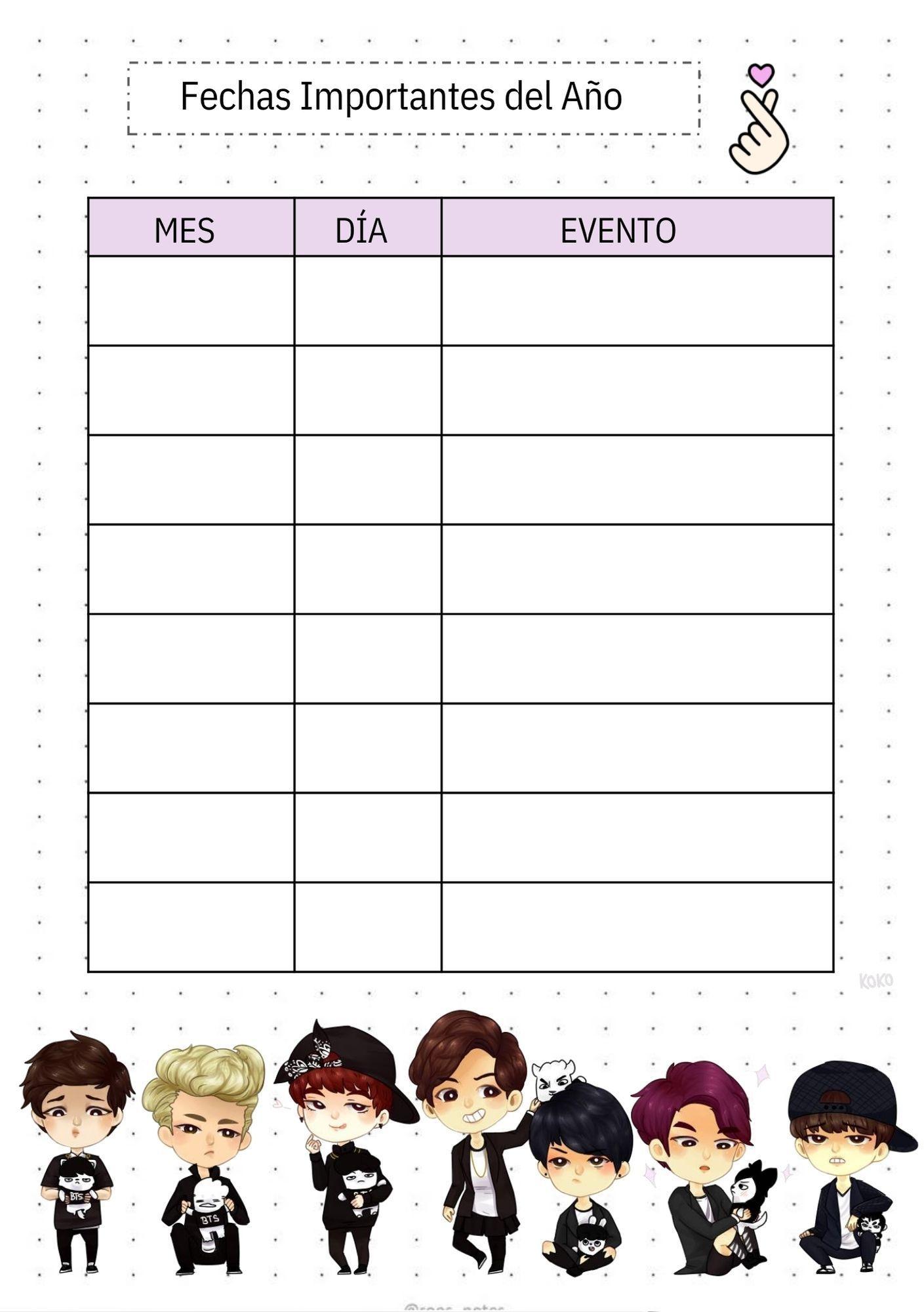 Agenda Planner BTS Joined Organización, | Planificación y Estilo-5
