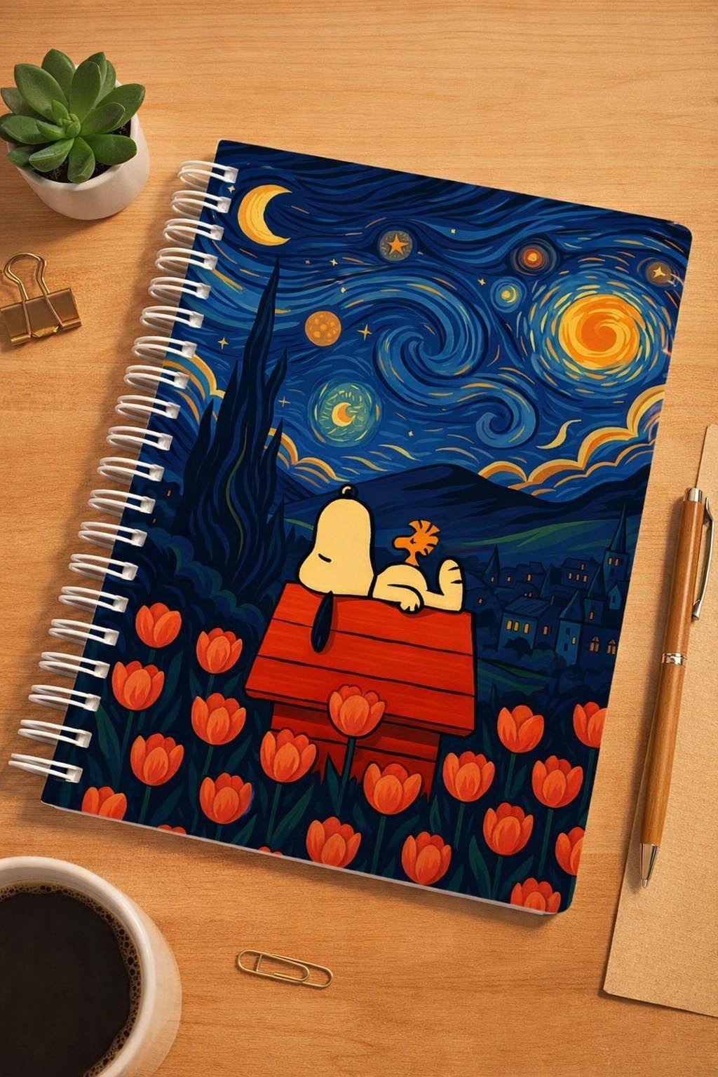 Agenda Snoppy Nocturno A5 Planner-0
