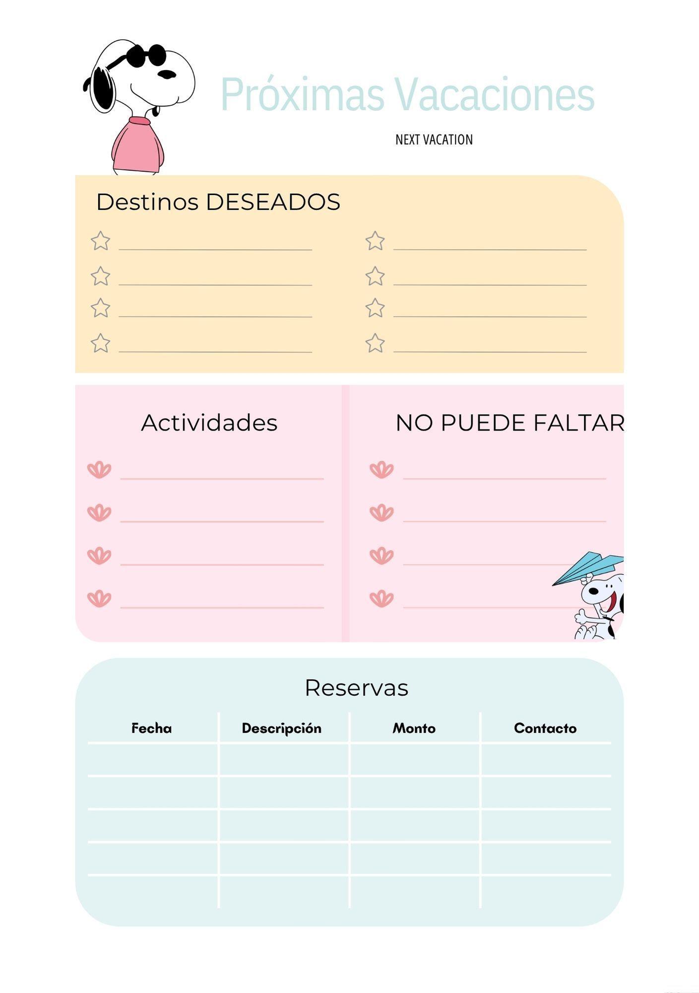 Agenda Snoppy Nocturno A5 Planner-1