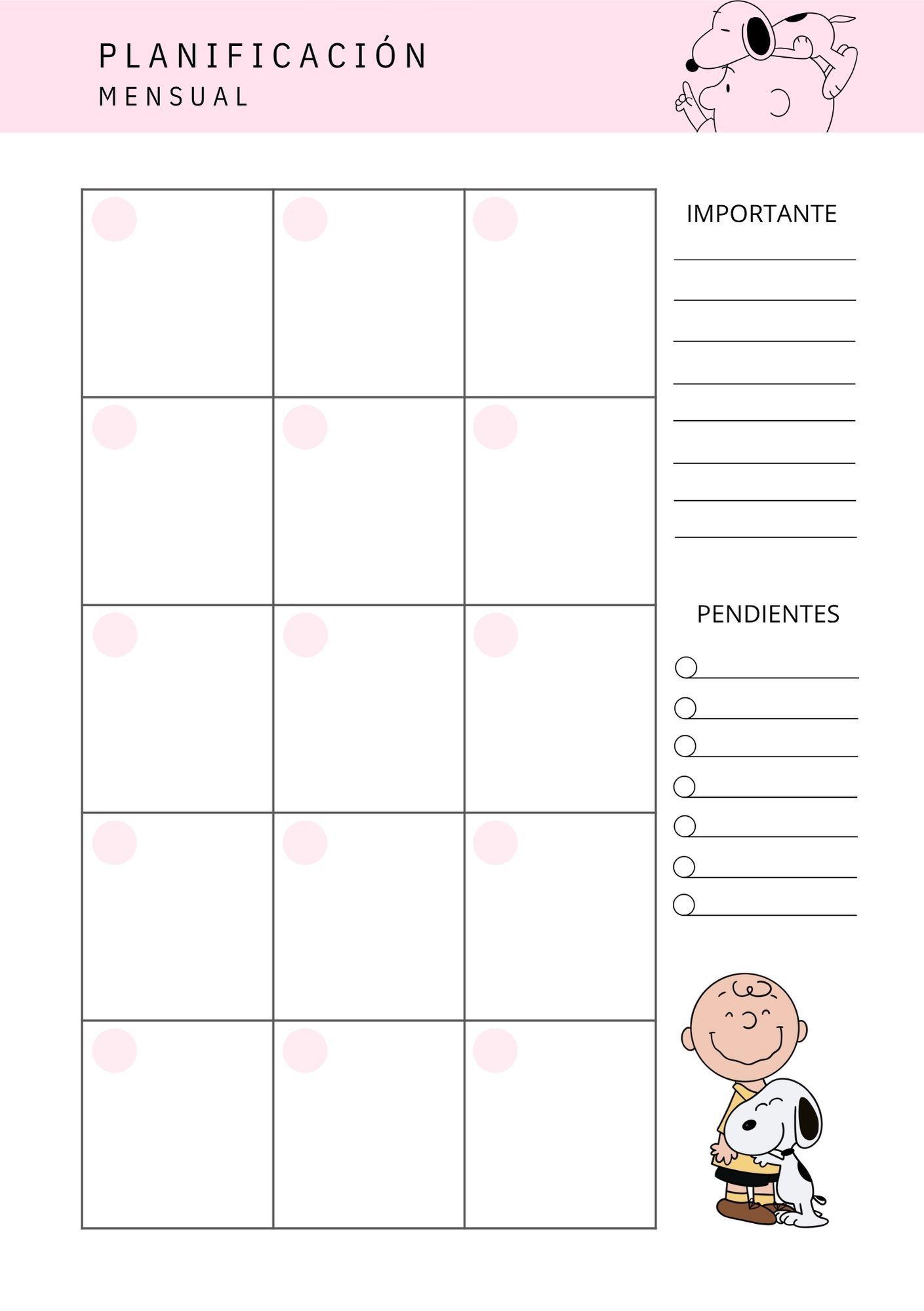 Agenda Snoppy Nocturno A5 Planner-6