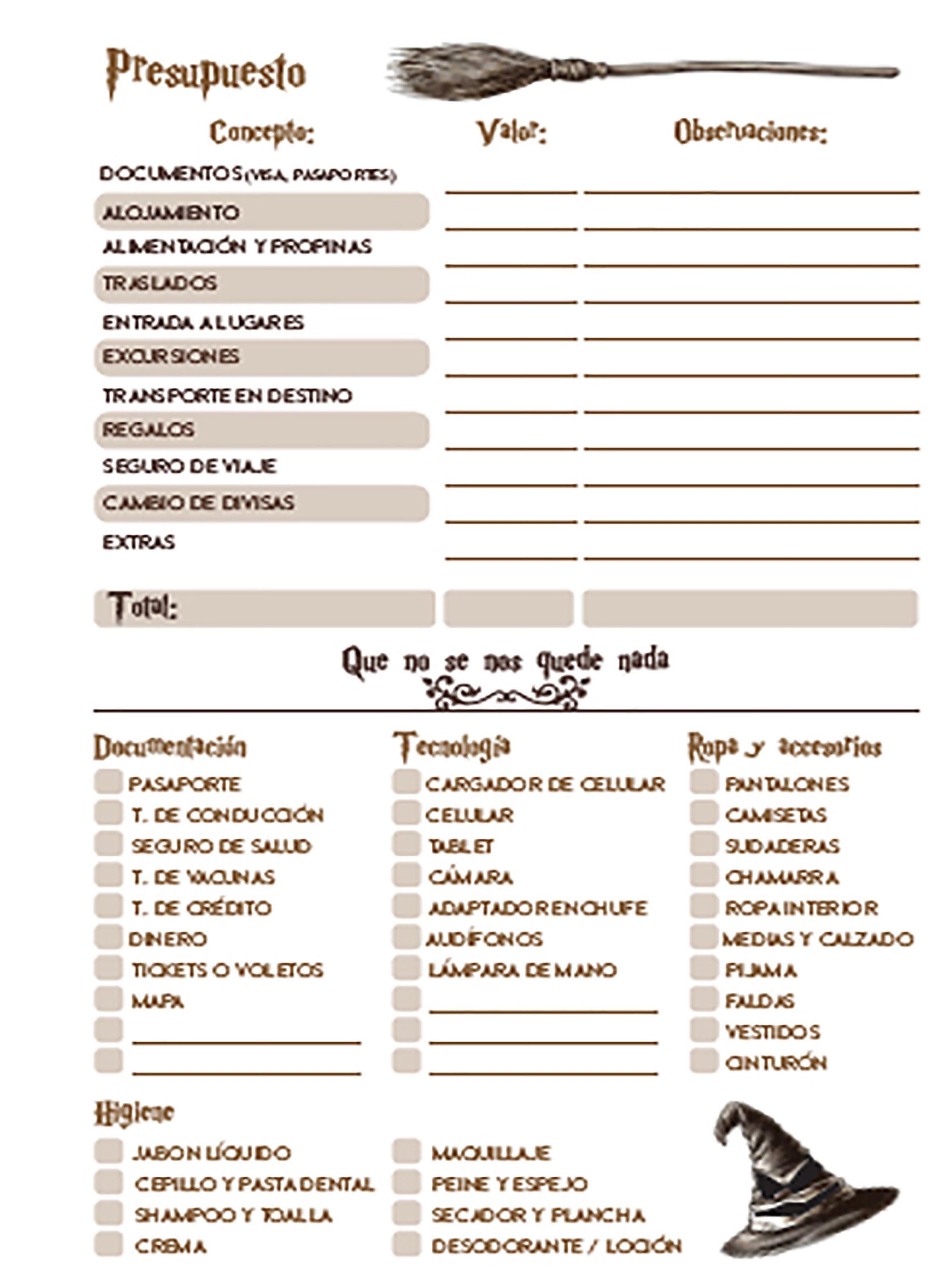 Agenda Planner Harry Potter | Legado De Las Casas-1