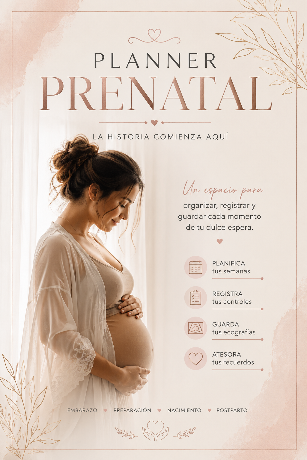 Planner Prenatal Agenda Embarazo Creciendo Juntos-0