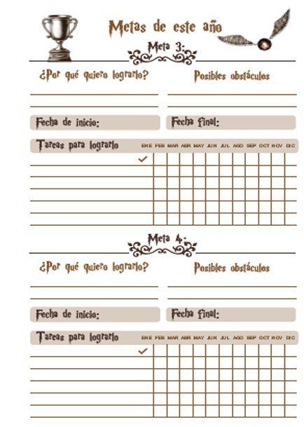 Agenda Planner Harry Potter | Crónicas De Hogwarts Azul-4