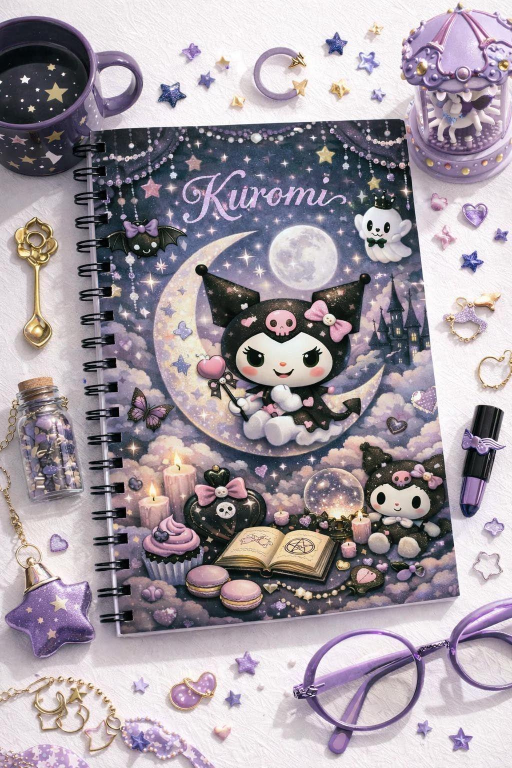 Agenda Kuromi Nocturna Planner Kawaii-0