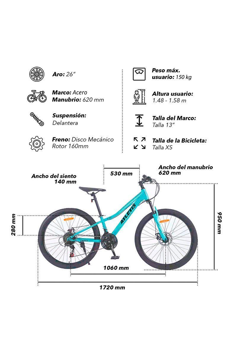 Bicicleta Mountain Bike Galia 26" Calipso-2