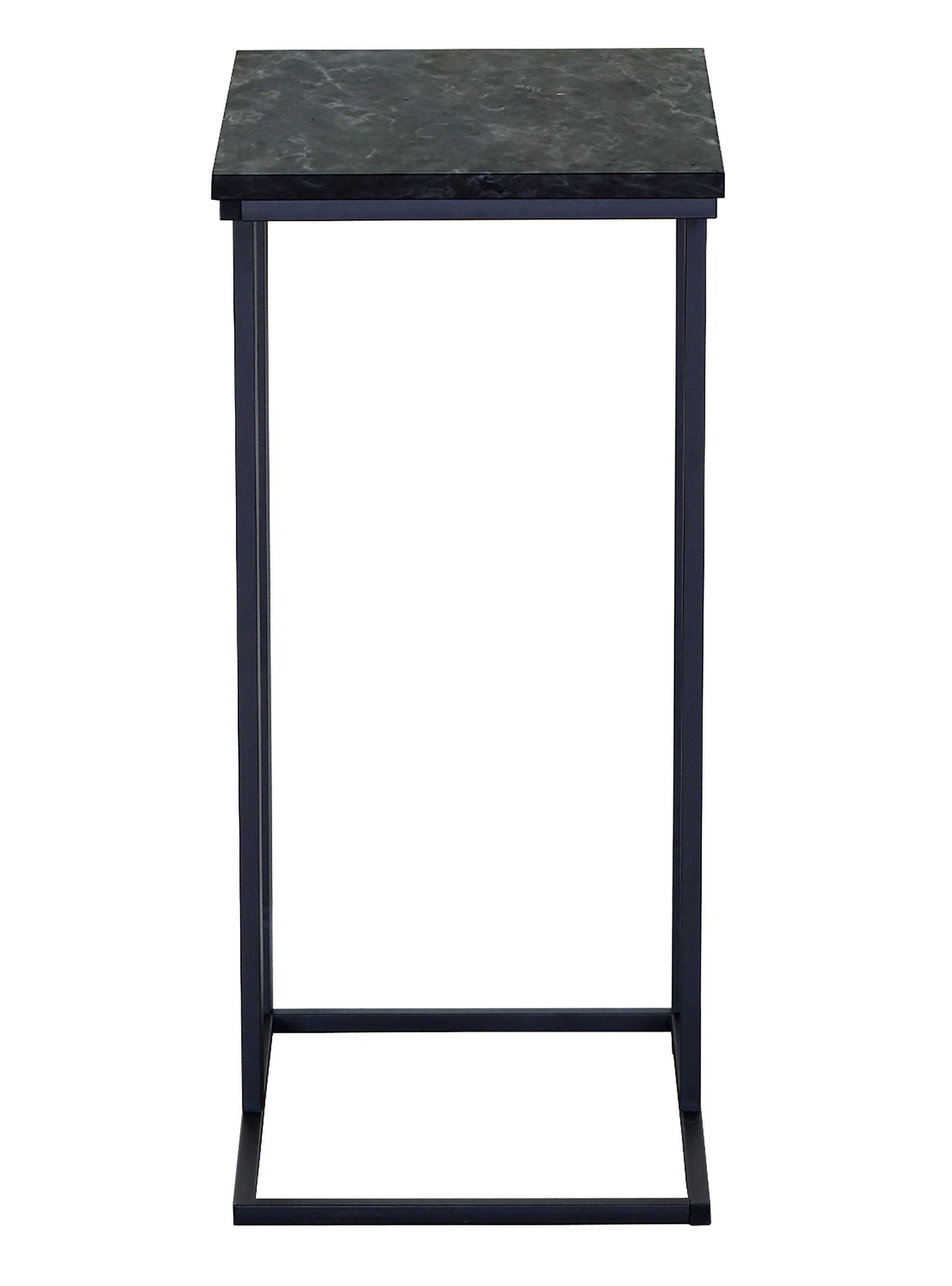 Mesa Lateral Estilo Marmol Negro-3