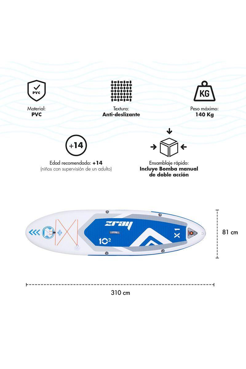 Stand Up Paddle 310x81x15 cm Azul-2