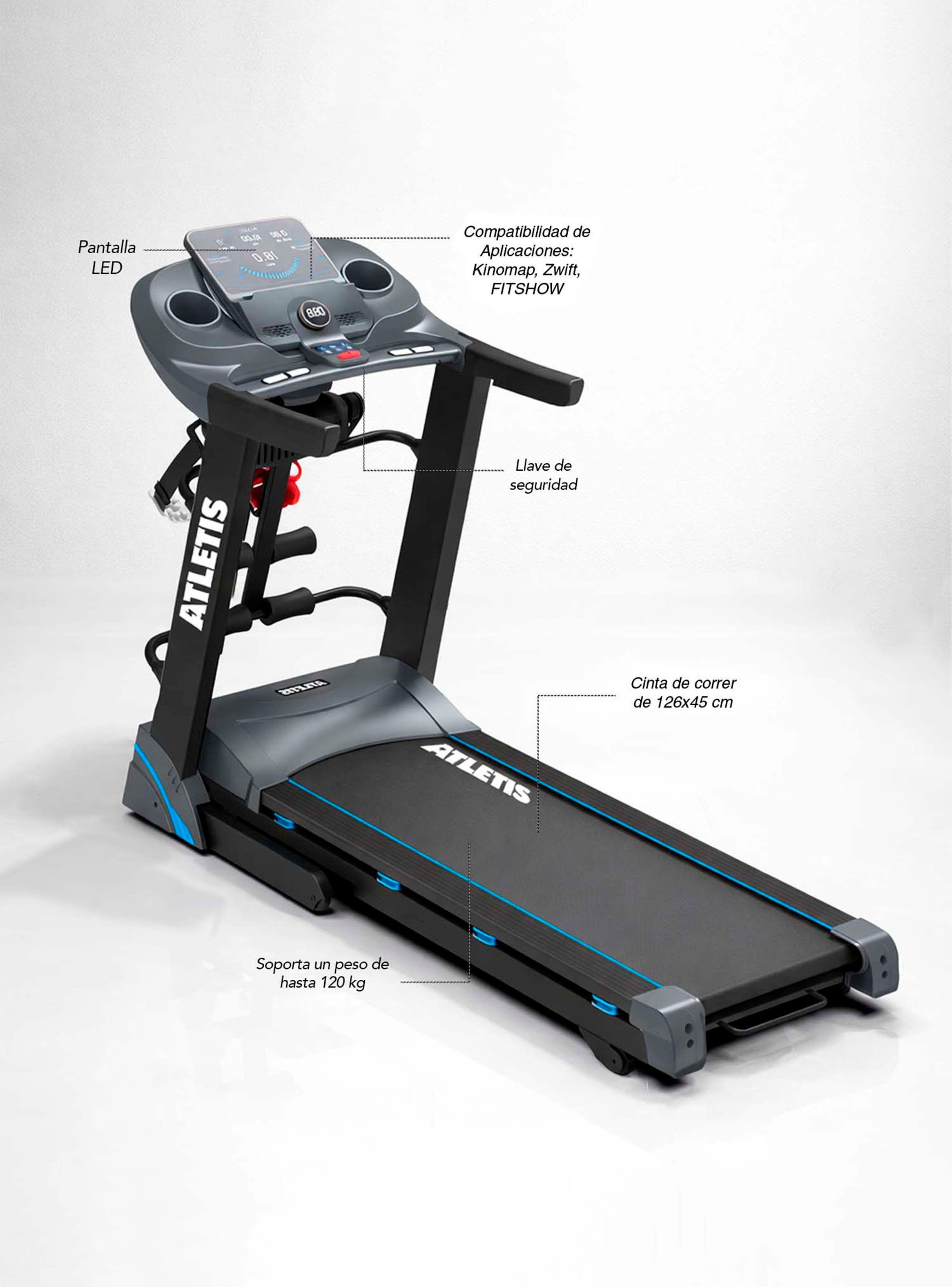 Trotadora X900 Ultra 16km/h 2.0 HP Multifunción-5