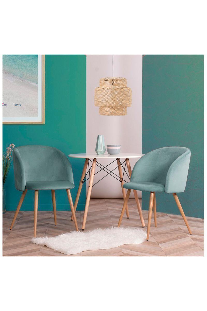 Pack 2 Sillas Comedor Sitial Lounge Terciopelo-1