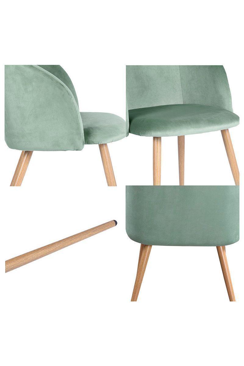 Pack 2 Sillas Comedor Sitial Lounge Terciopelo-4