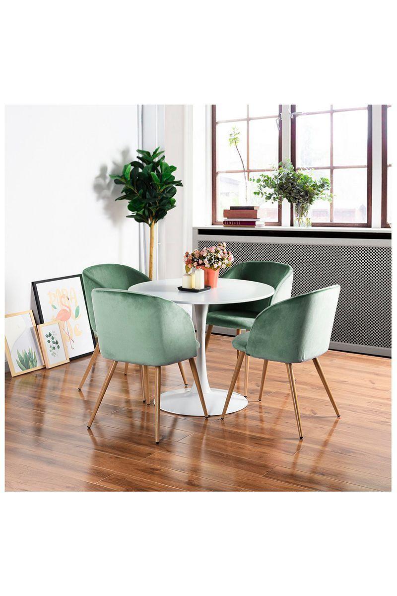 Pack 2 Sillas Comedor Sitial Lounge Terciopelo-5