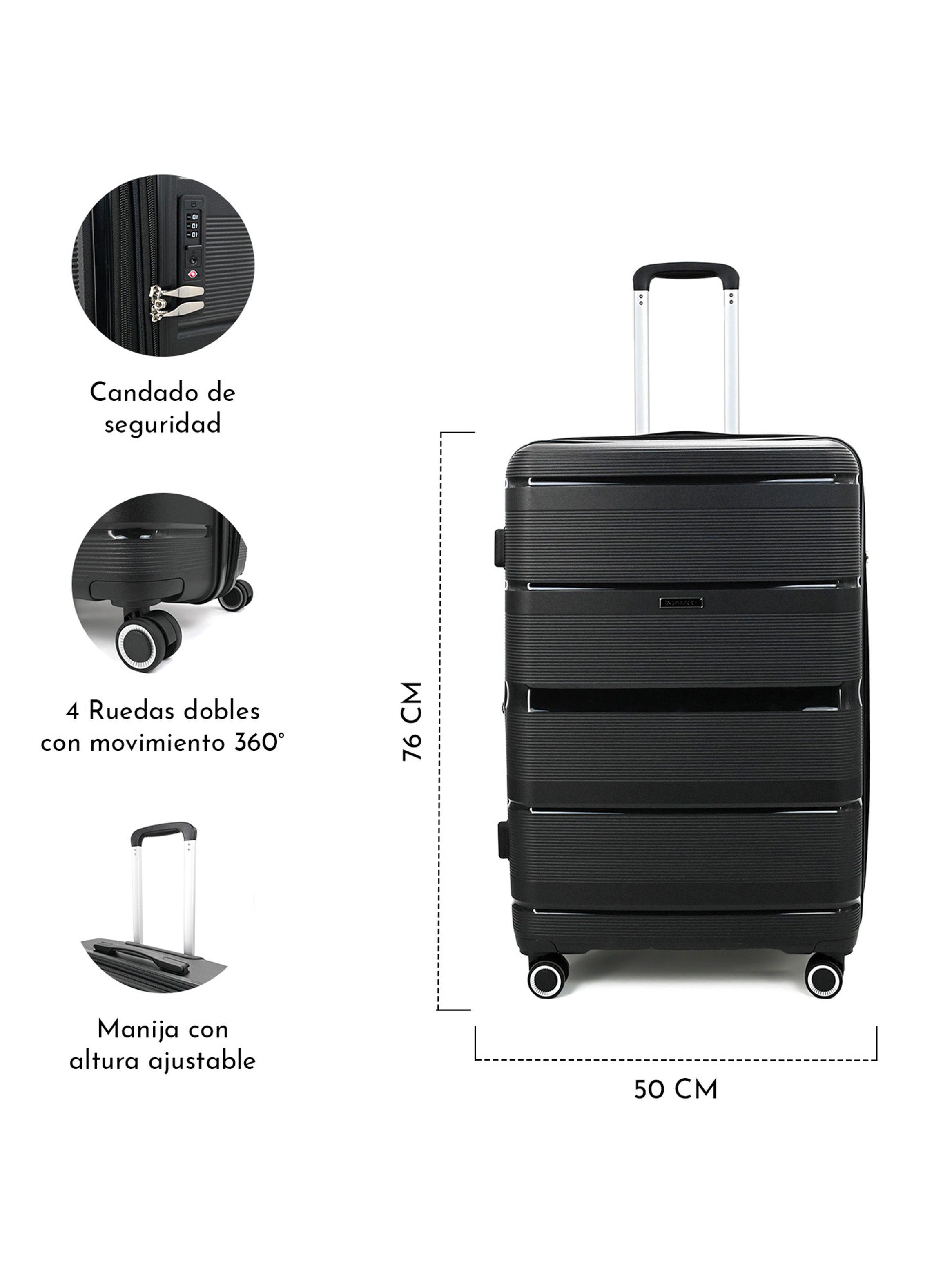 Maleta Rígida Explore L 23 Kg Negro-2