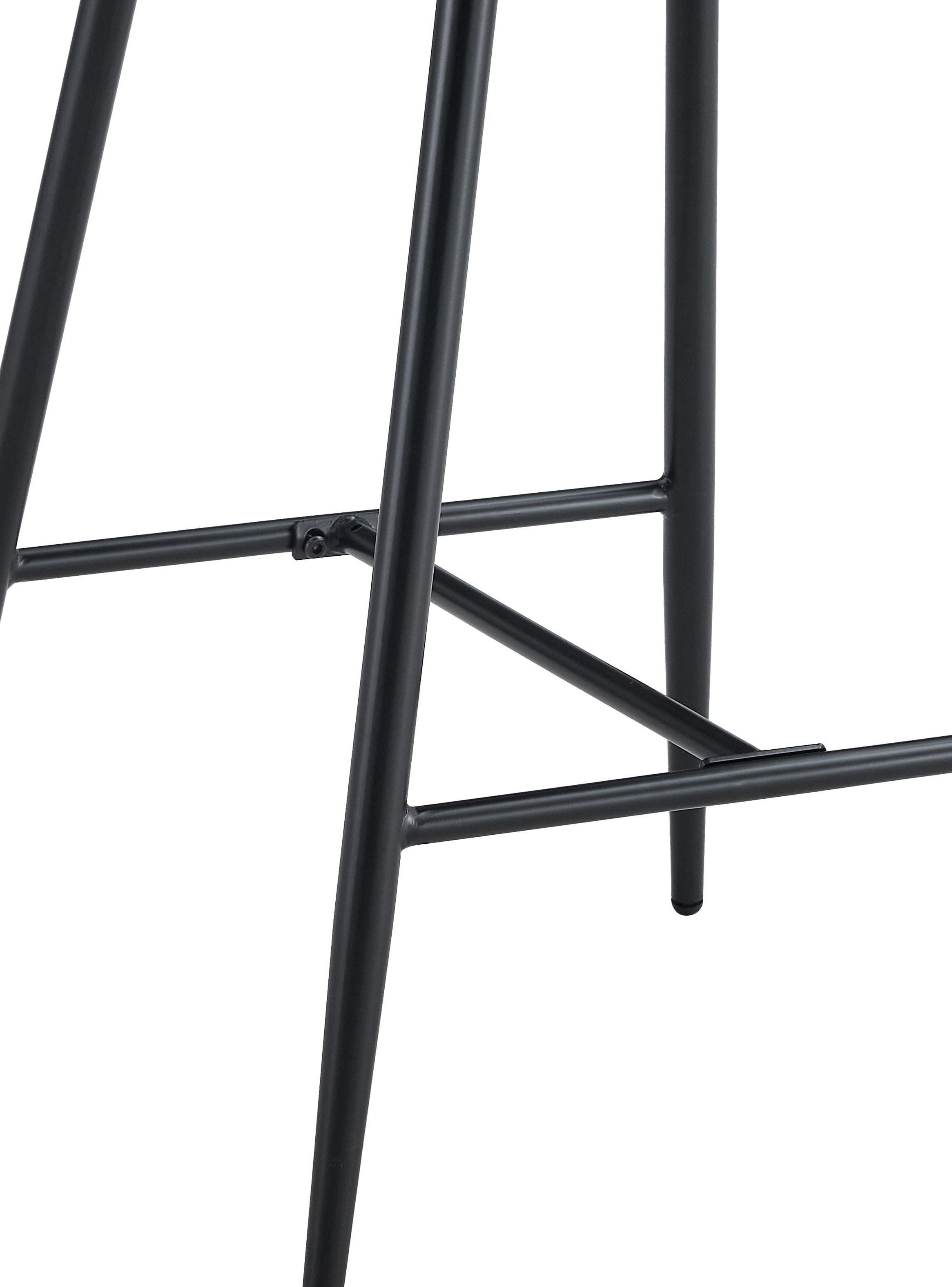 Pack 2 Pisos de Bar con Espaldar Acolchado Gris-6