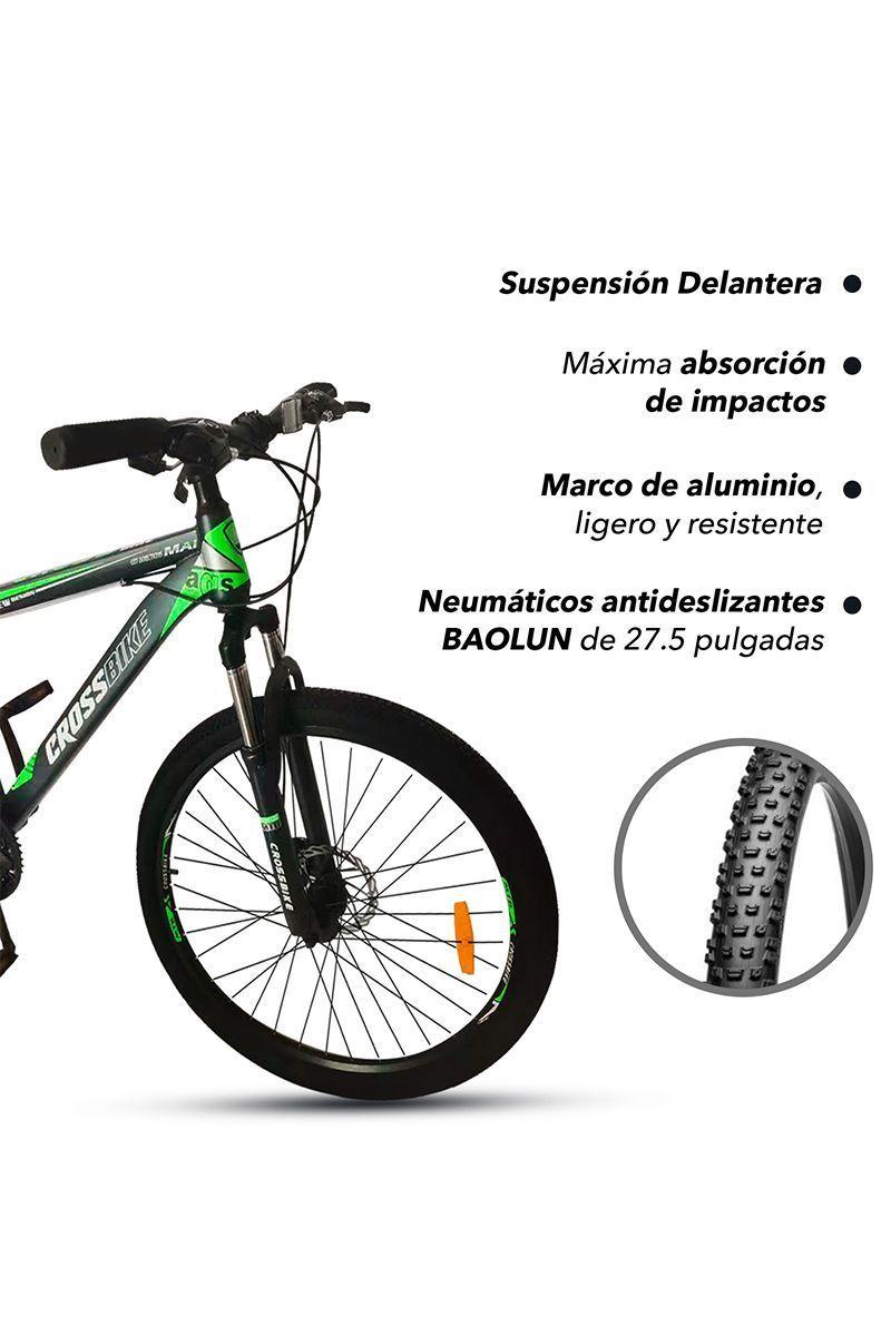 Bicicleta Mountain bike Kali G 27,5" Verde-4