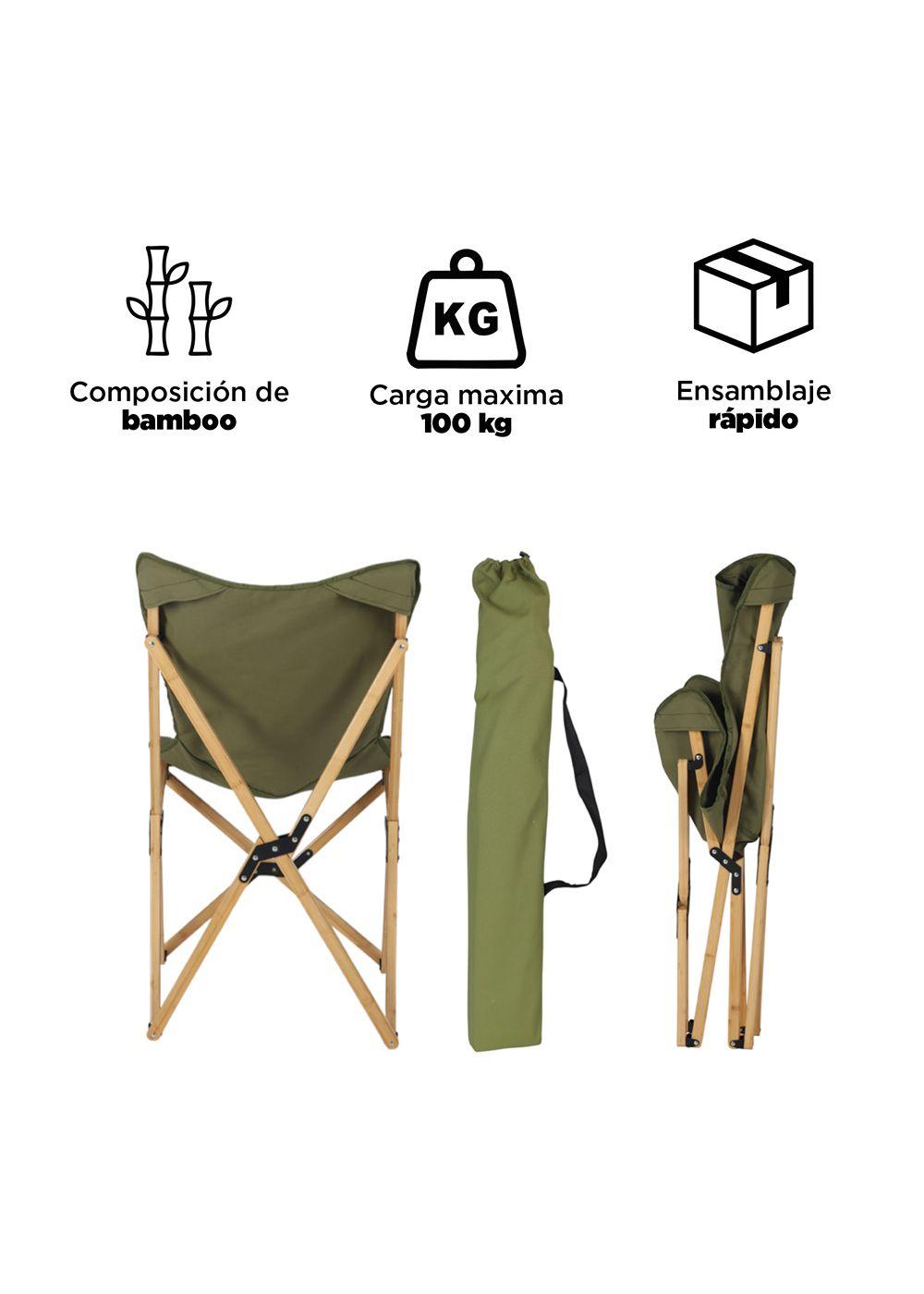 Silla Pleagable Camping Ranco Verde-3