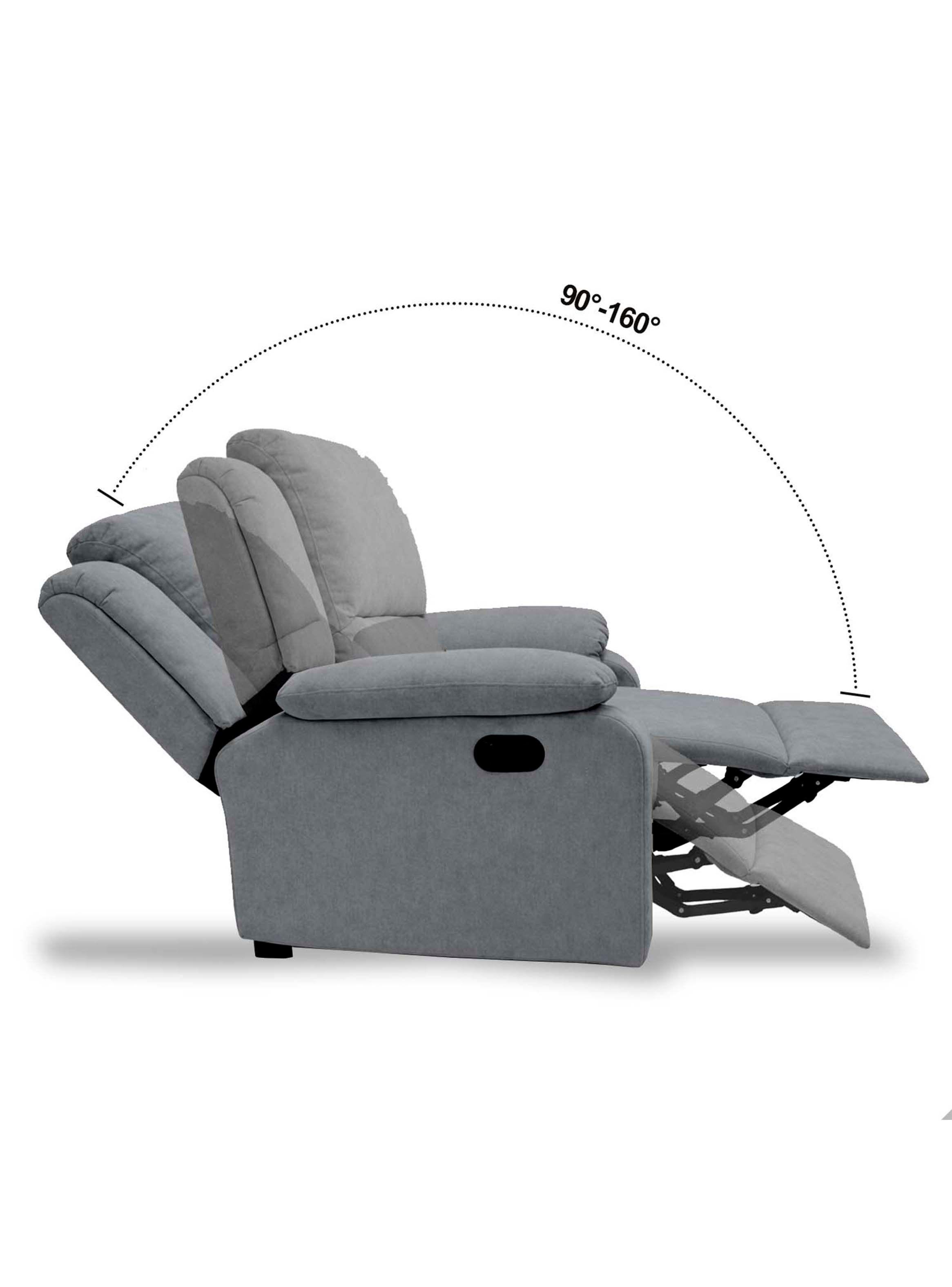 Berger Reclinable Sevilla Lino Gris-4