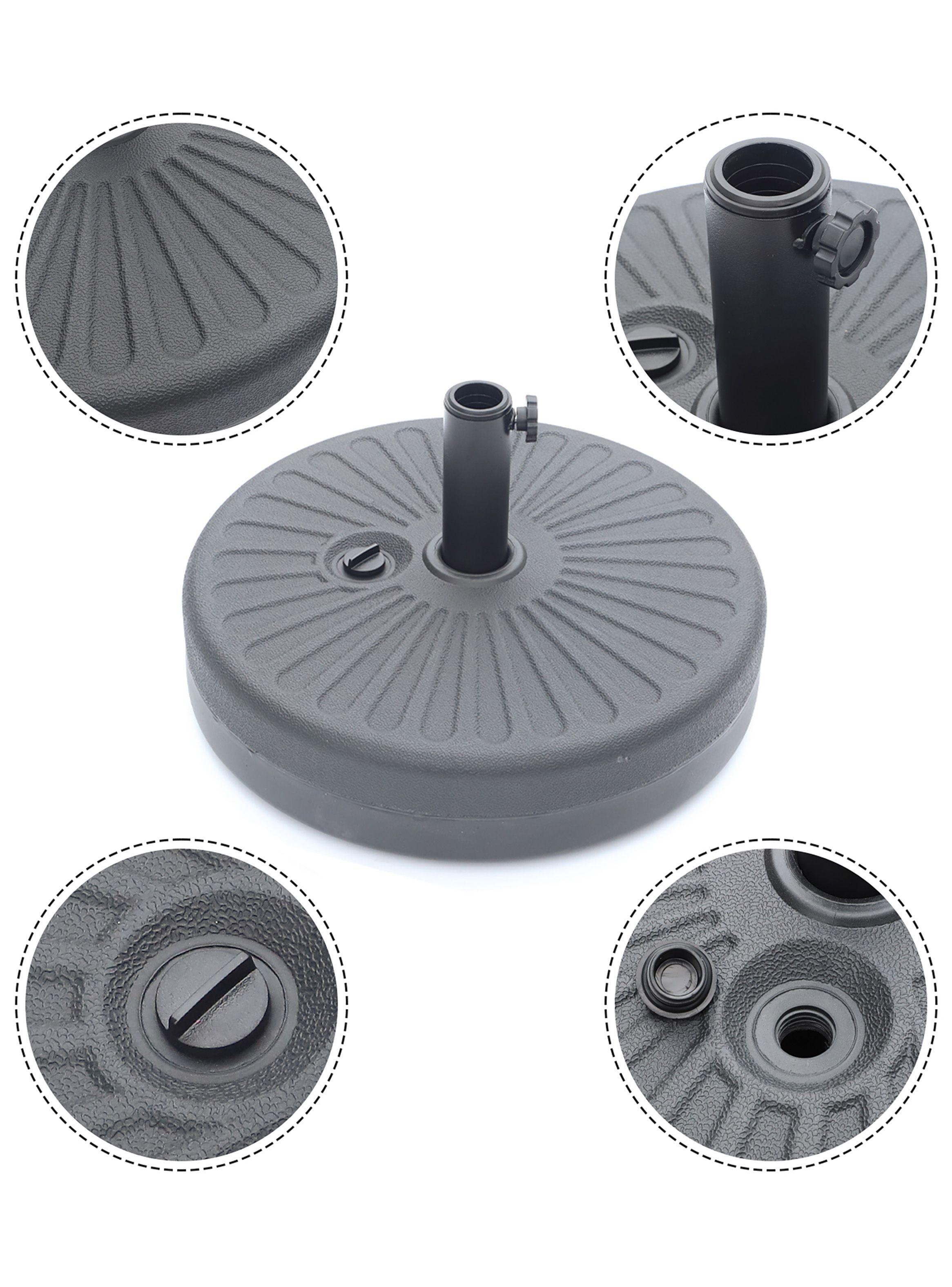 Base Redonda Para Quitasol Novahus 21 kg - Negro-3